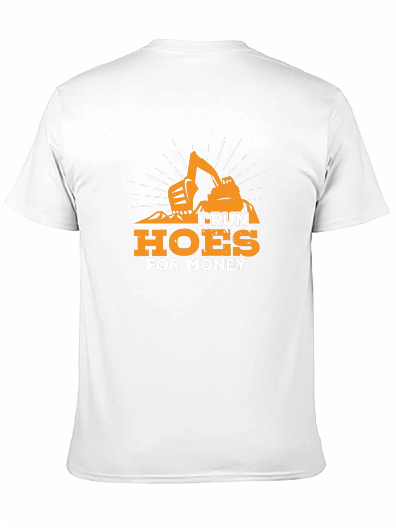 Black I Run Hoes for Money T-Shirt view 11