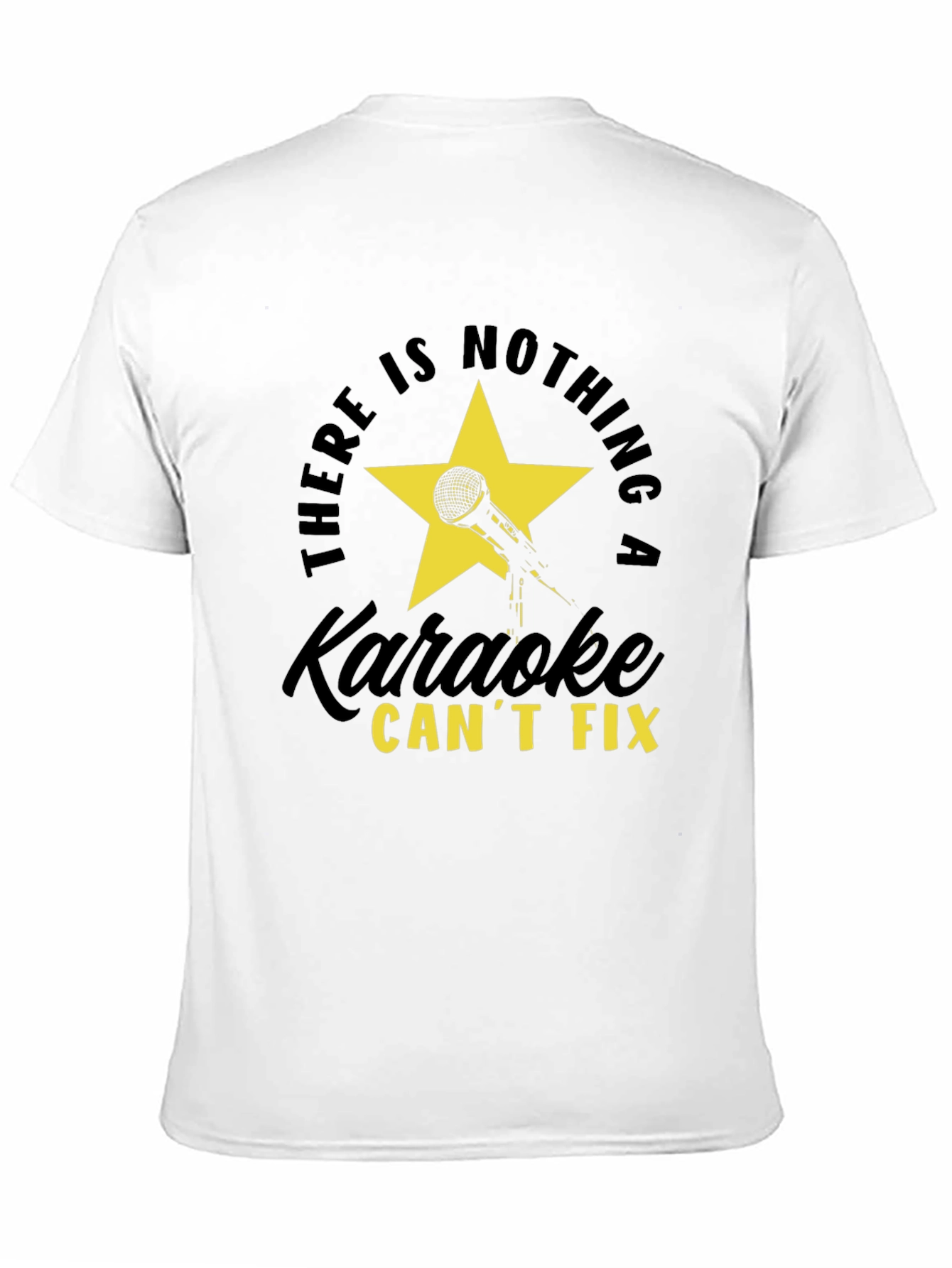 Black Karaoke Fix T-Shirt - Stylish Graphic Tee view 11