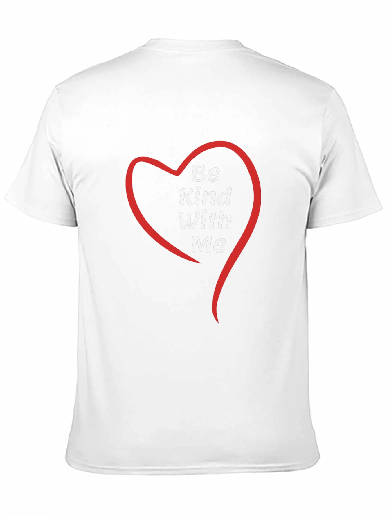 Black Be Kind With Me Heart Graphic Tee - Black view 11