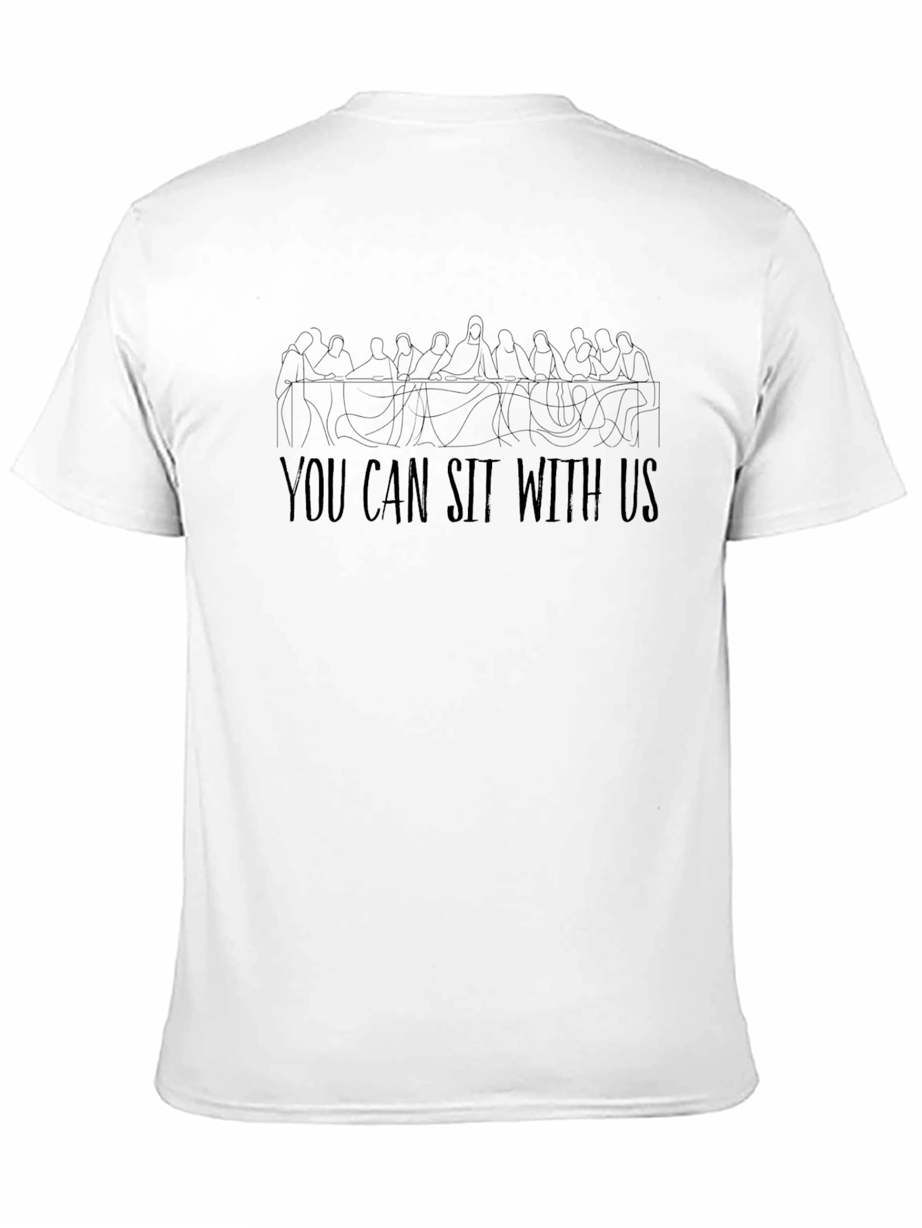 Black You Can Sit With Us Graphic Tee - Black view 11
