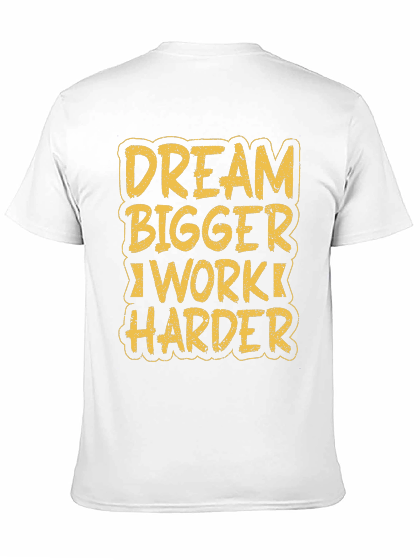Dream Bigger Work Harder Black Graphic Tee - 11