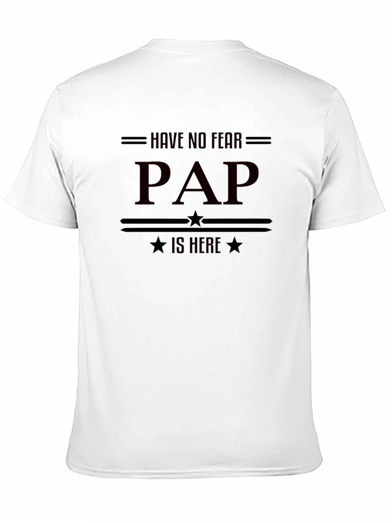 Black Have No Fear, PAP is Here - Funny T-Shirt view 11