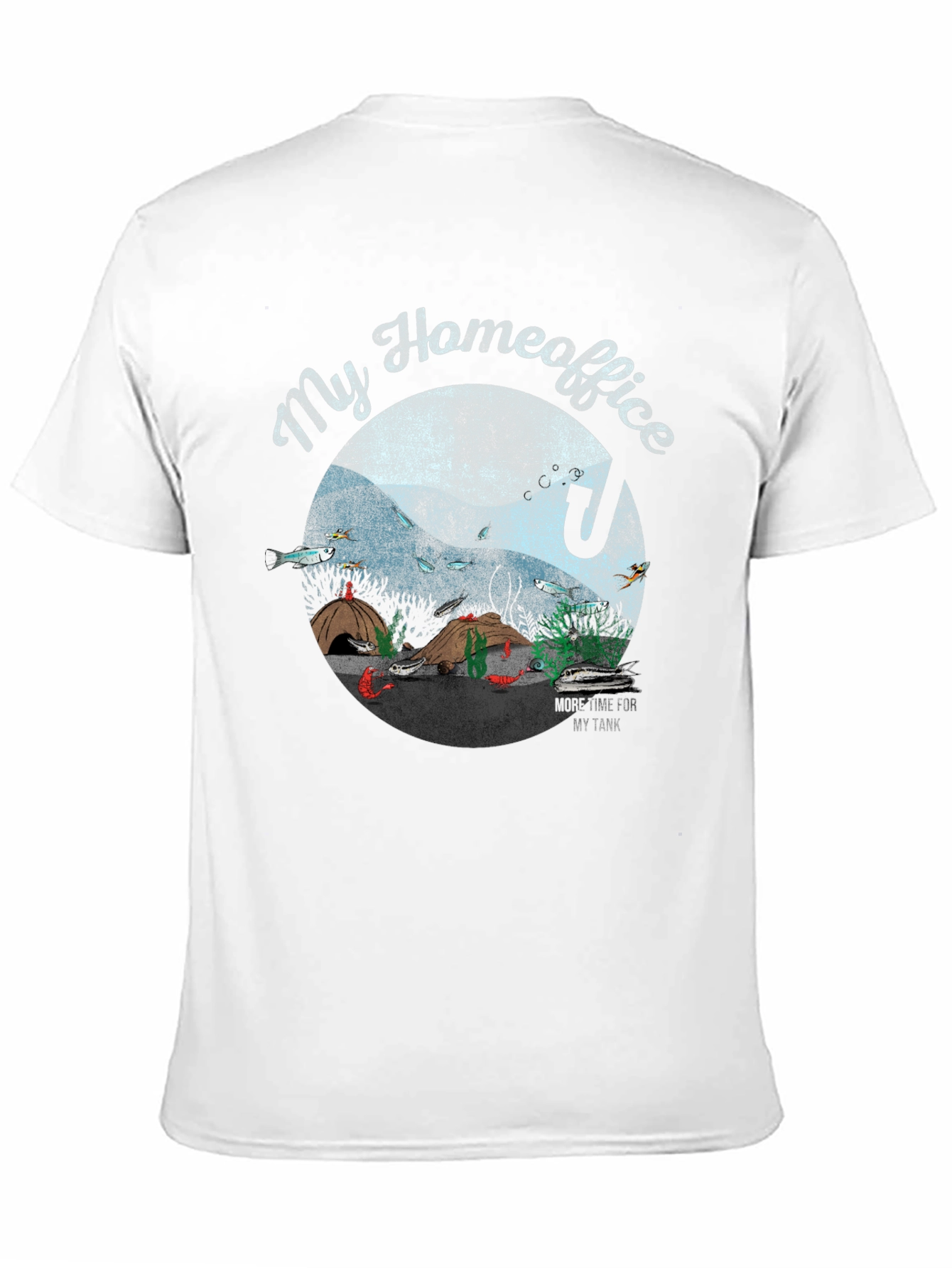 Black My Homeoffice Aquarium Graphic Tee view 11