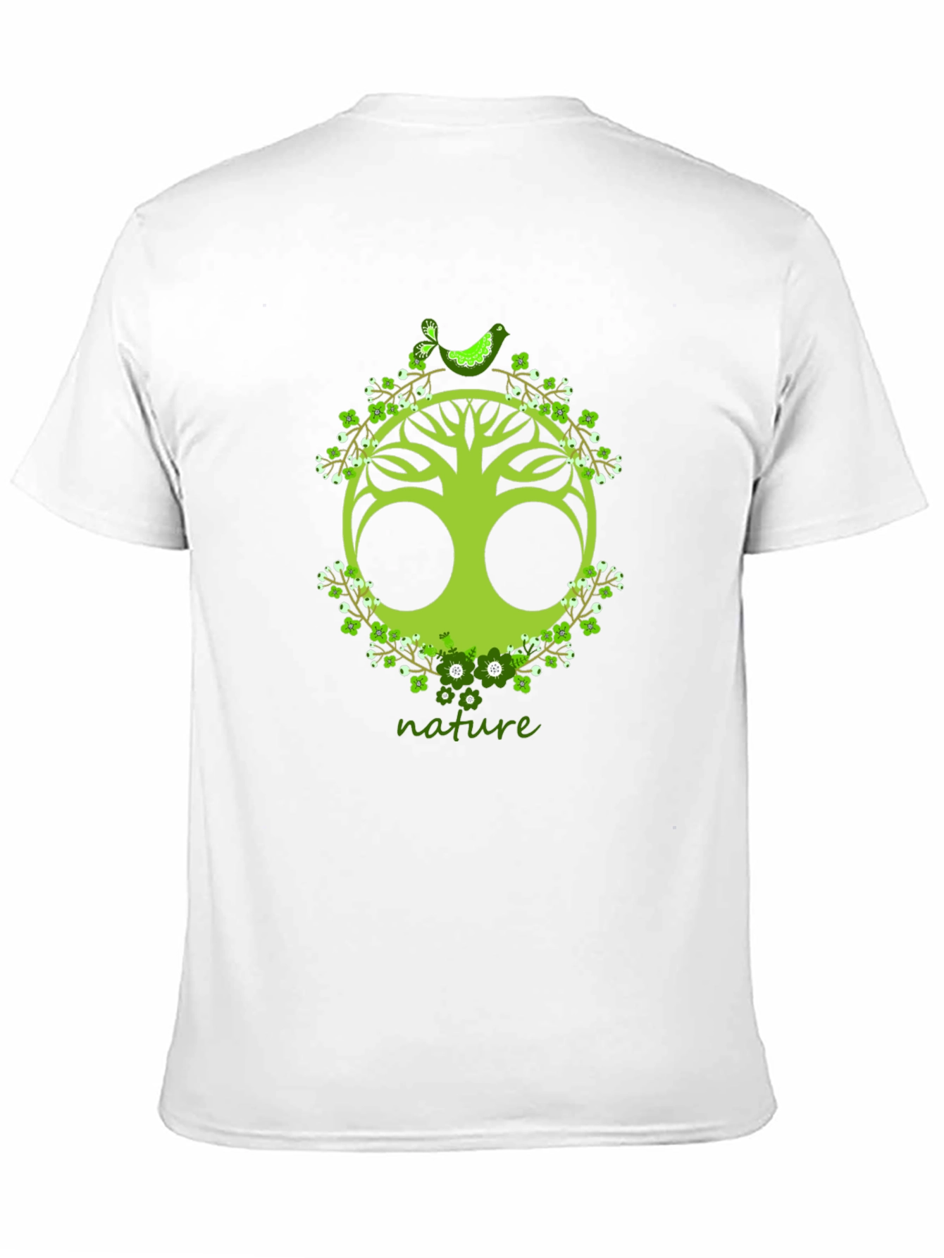 Black Nature Tree Graphic T-Shirt view 11