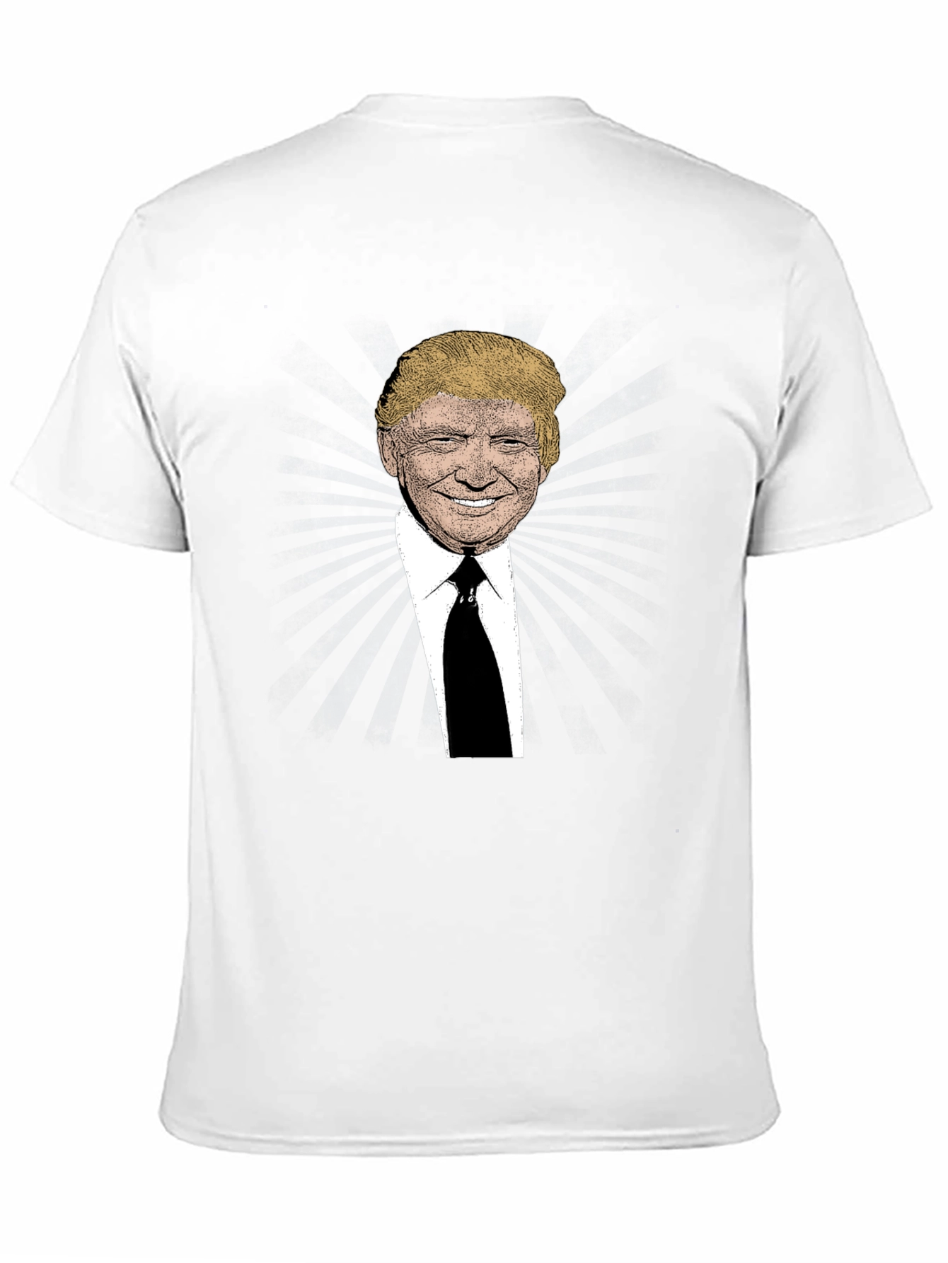 Black Trump Graphic Print Black T-Shirt view 11