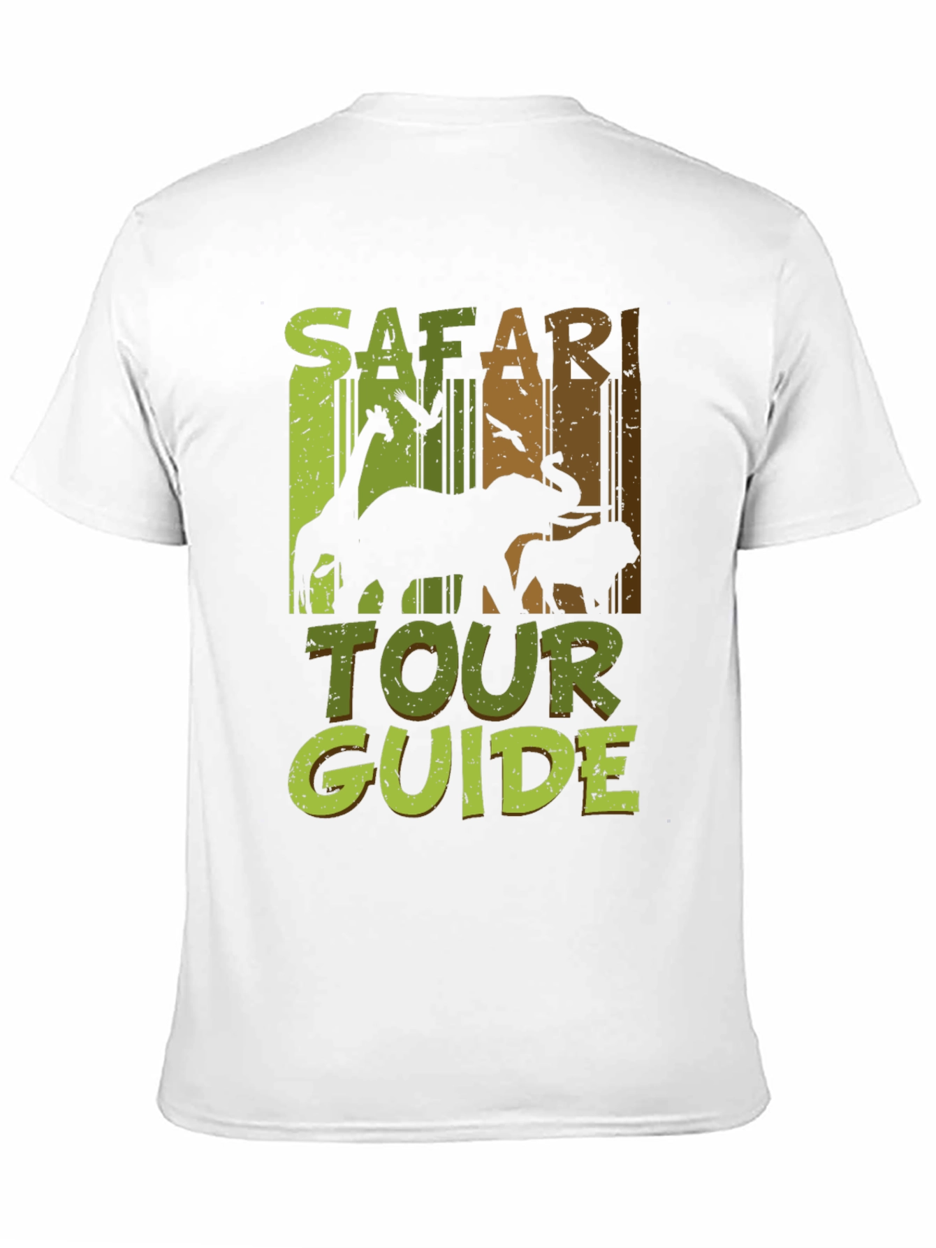 Black Safari Tour Guide Graphic T-Shirt view 11
