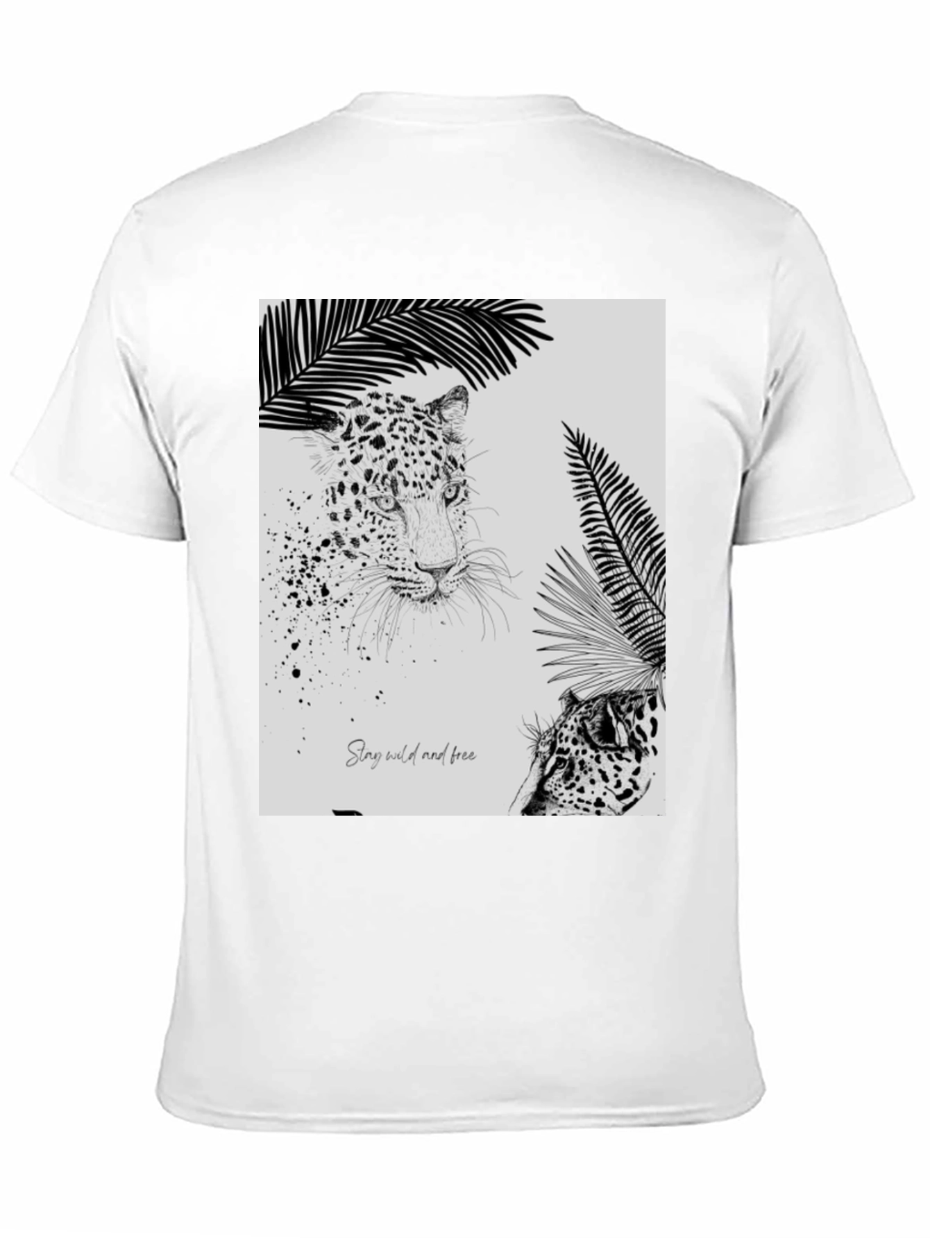 Stay Wild Leopard Graphic Tee - 11