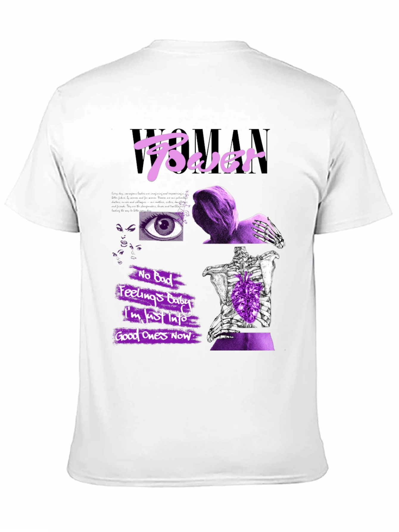 Woman Power Graphic Print T-Shirt - 11