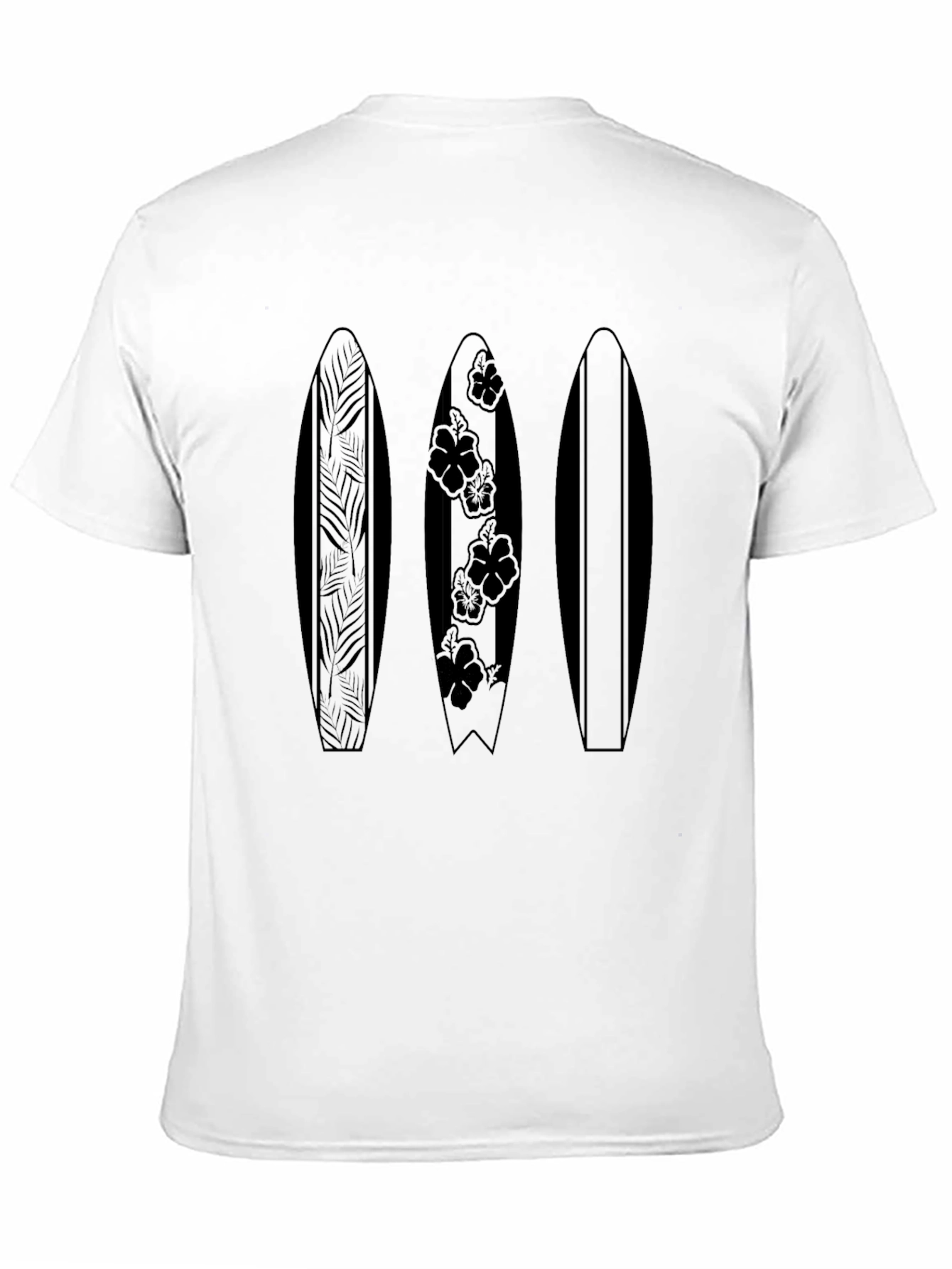 Surfboard Trio Graphic Tee - Black - 11