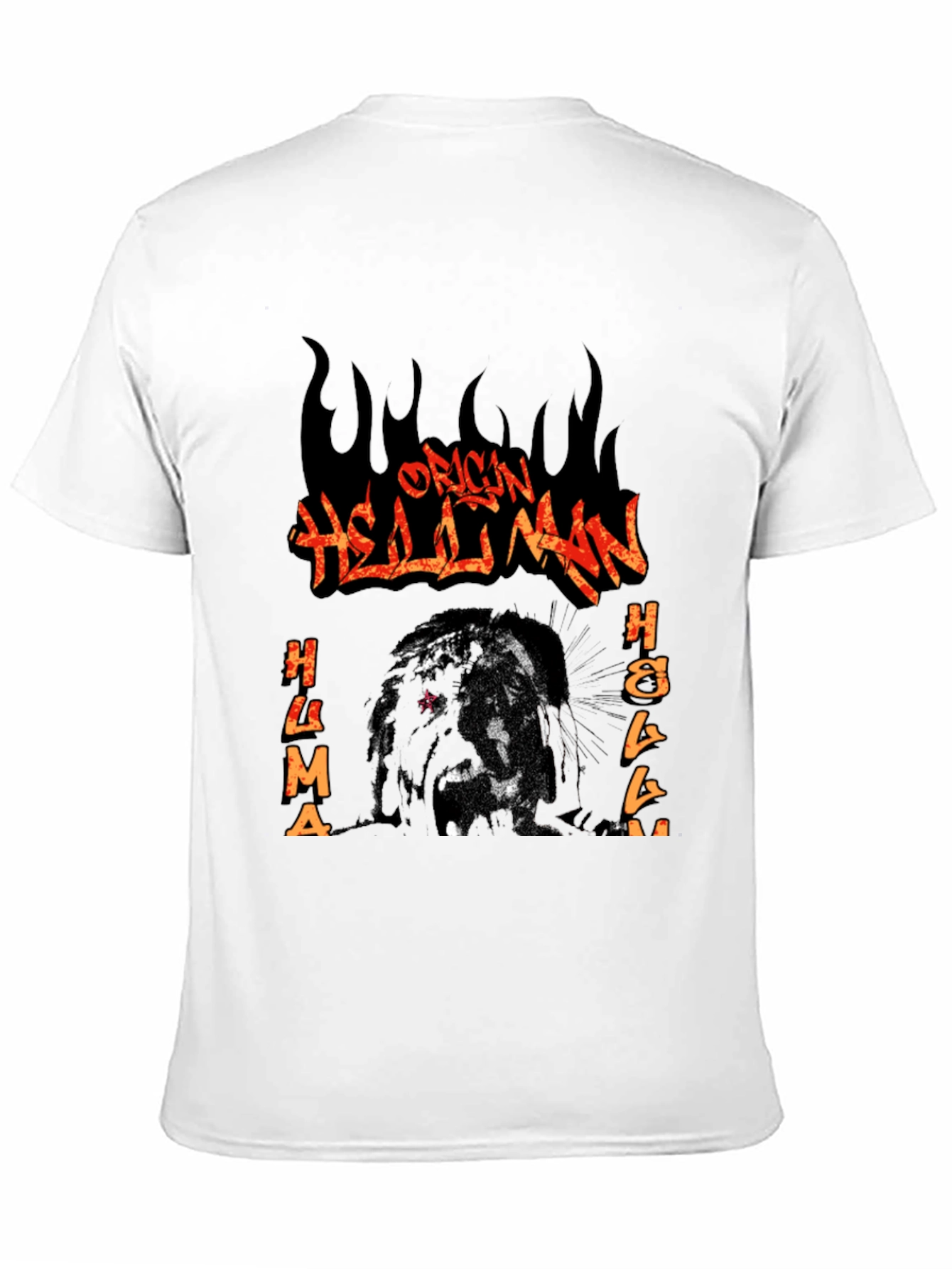 Black Origin Hellman T-Shirt - Black Graphic Tee view 11