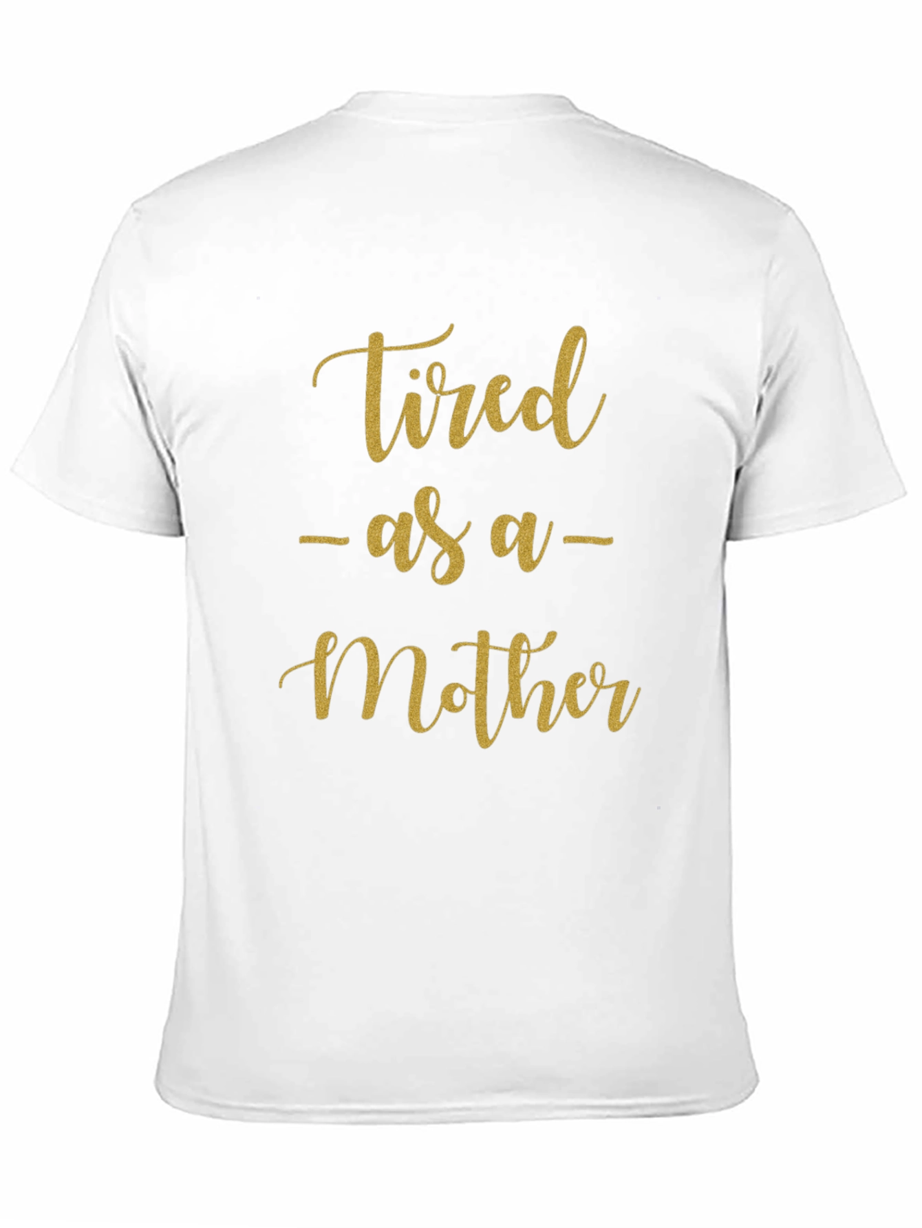 Black Tired As A Mother Graphic T-Shirt view 11