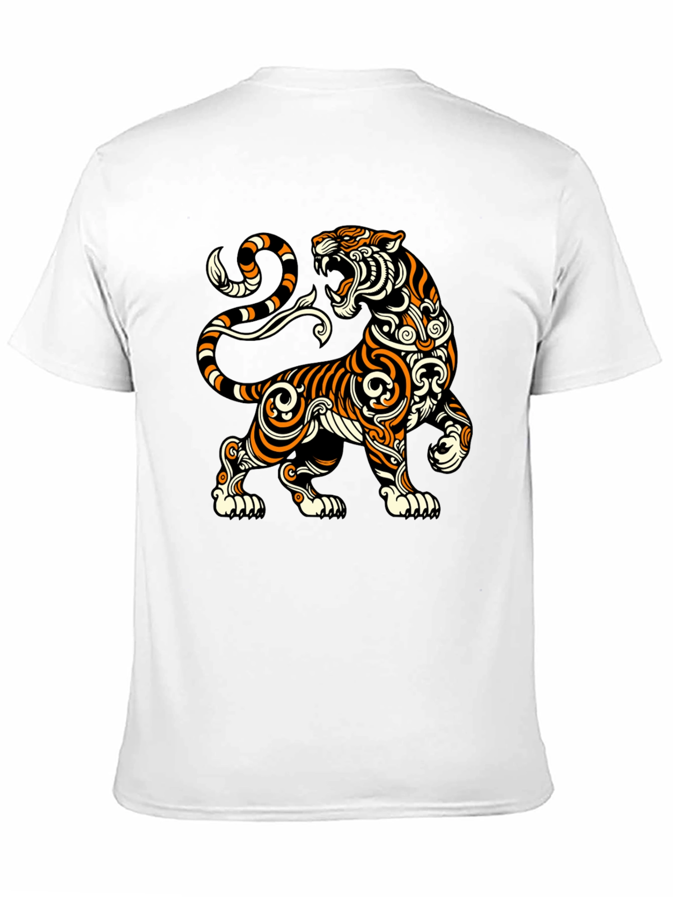 Black Tiger Graphic T-Shirt - Black view 11