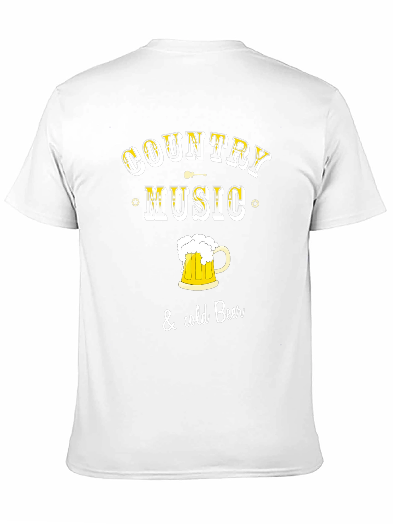 Black Country Music & Cold Beer Black Graphic T-Shirt view 11