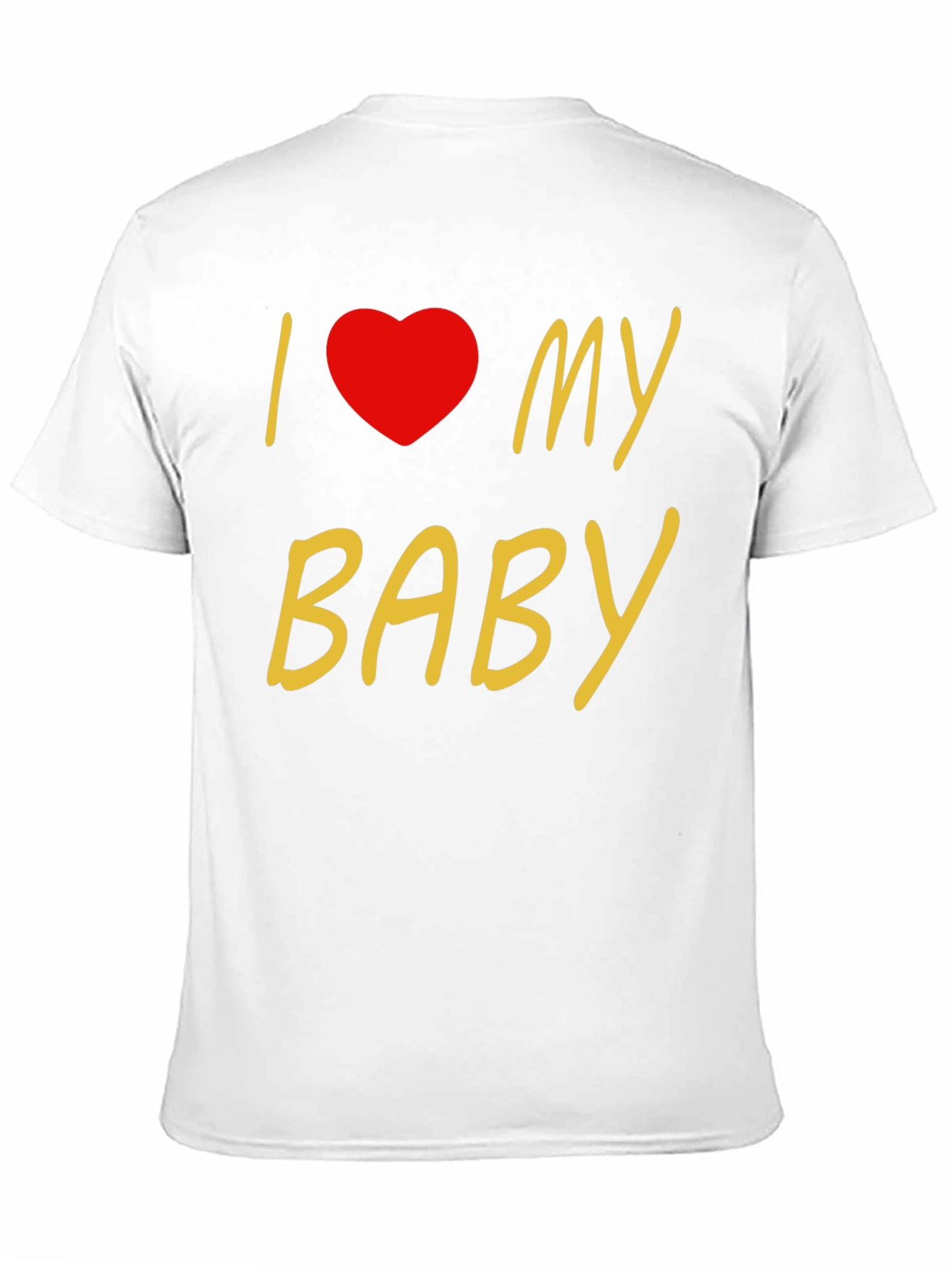 Black I Love My Baby Black T-Shirt view 11