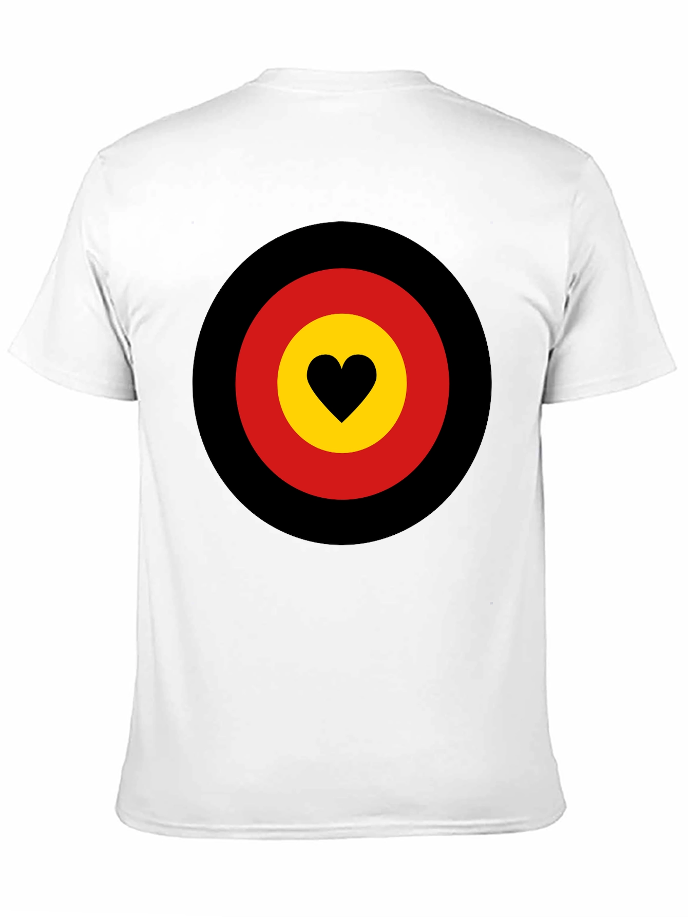Black Heart Target Graphic Tee - Black view 11