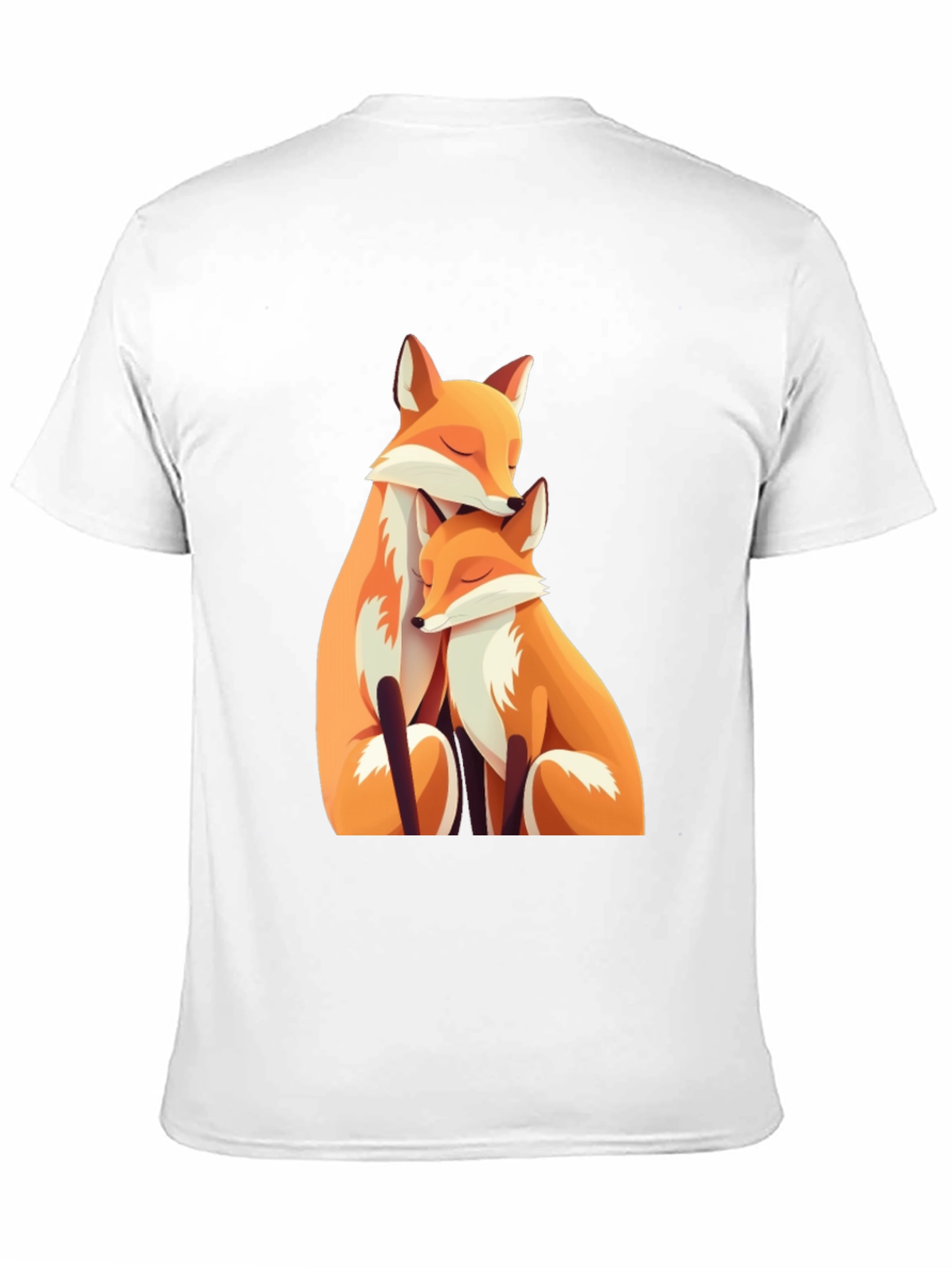 Black Fox Family Graphic Tee - Soft Cotton Blend view 11