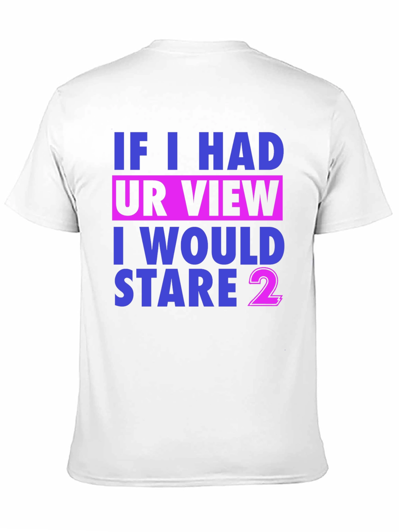 Black Funny Stare Graphic T-Shirt view 11