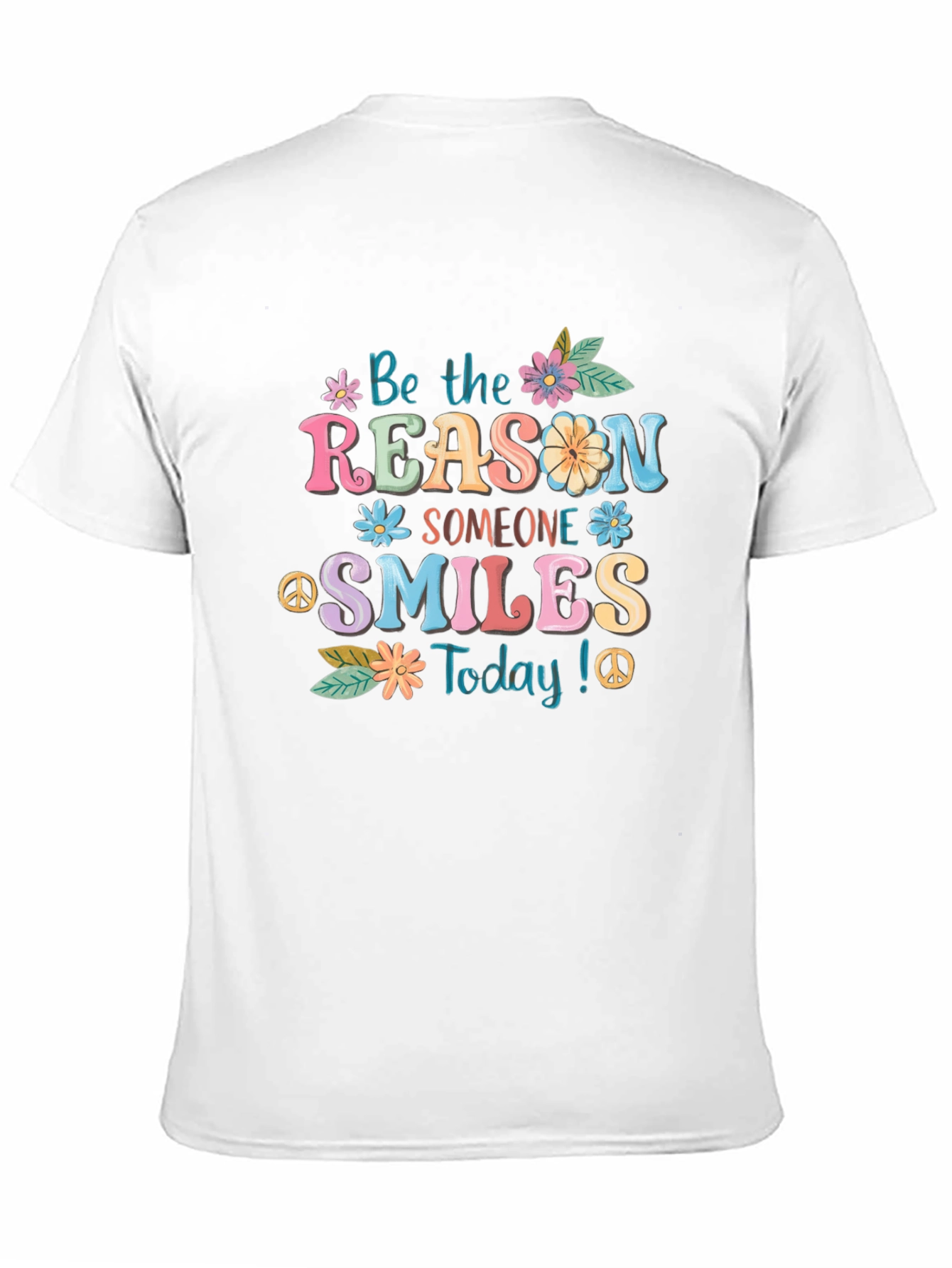 Black Be The Reason Someone Smiles T-Shirt view 11