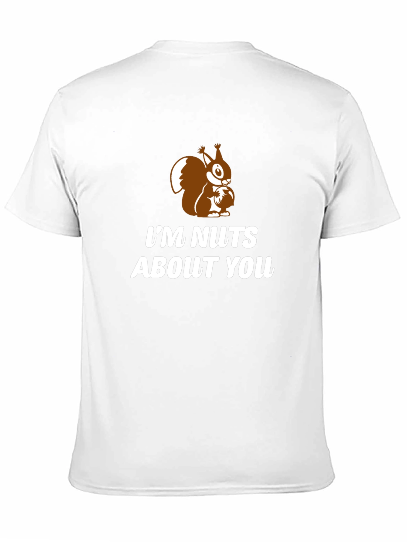 Black I'm Nuts About You Squirrel Graphic Tee view 11