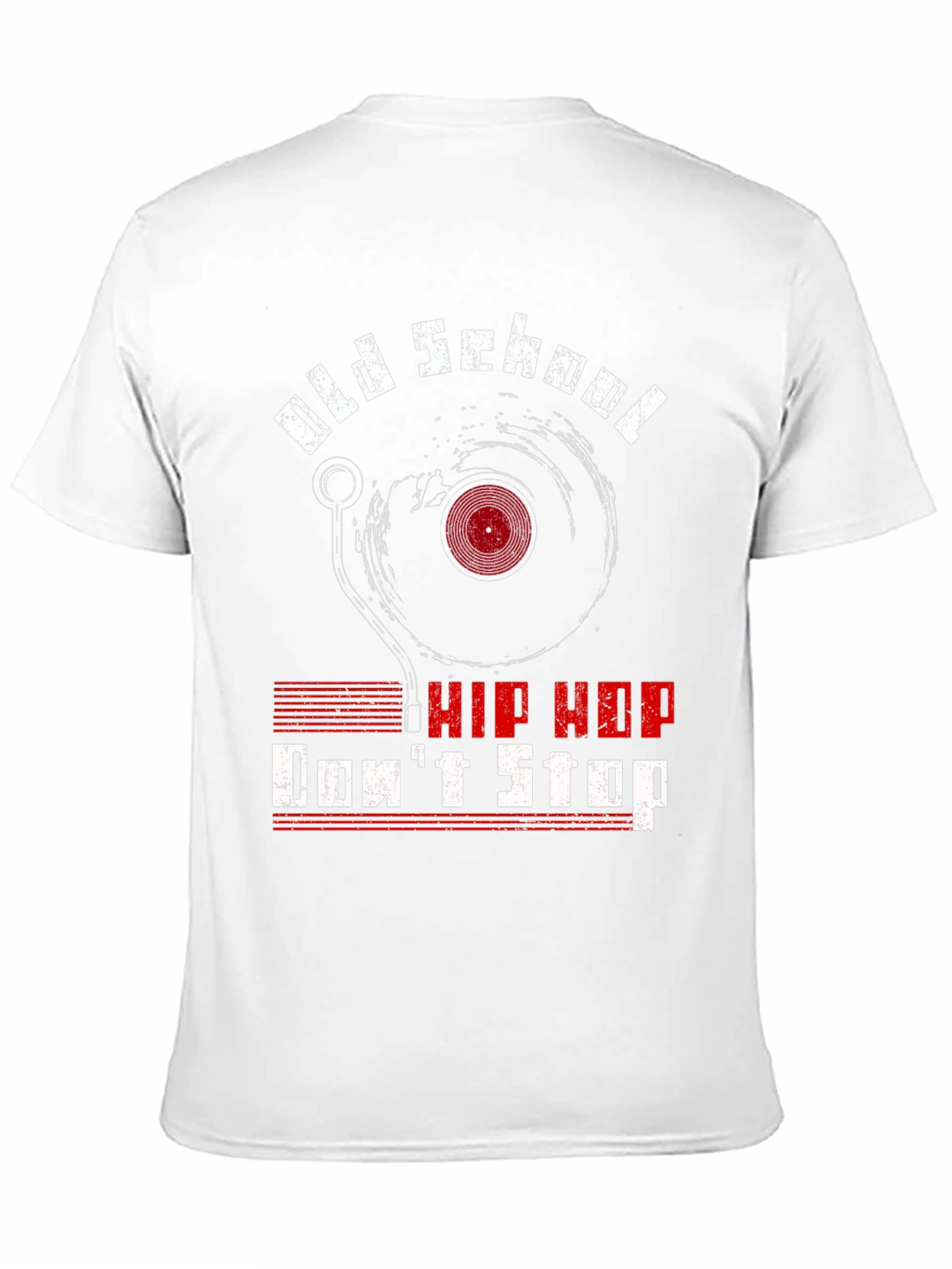Black Old School Hip Hop T-Shirt - Don't Stop! view 11
