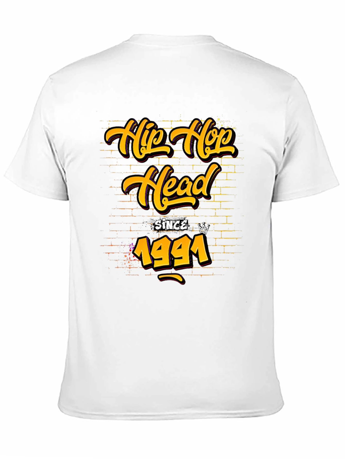 Black Hip Hop Head Since 1994 Graphic T-Shirt view 11