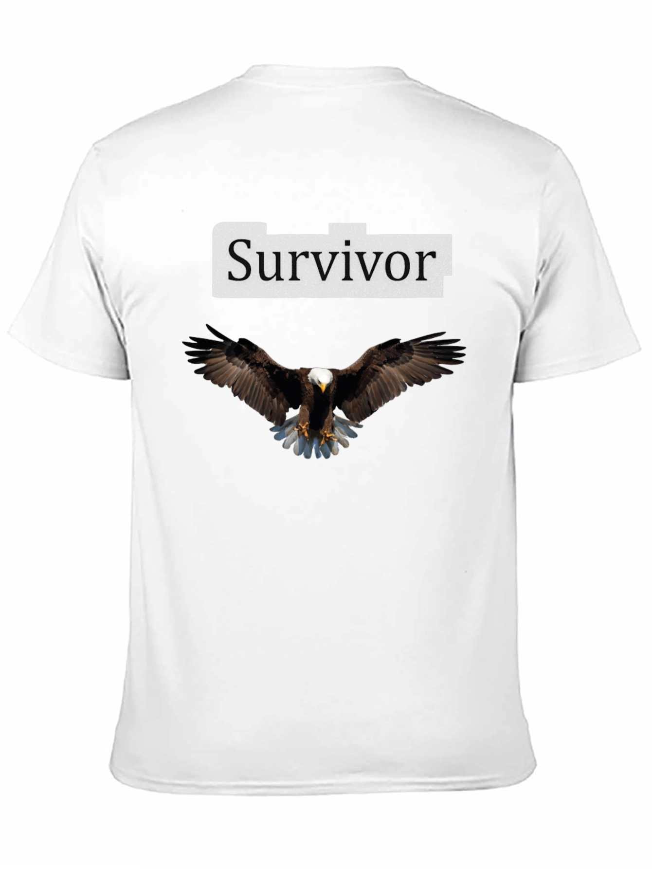 Black Survivor Eagle Graphic T-Shirt view 11