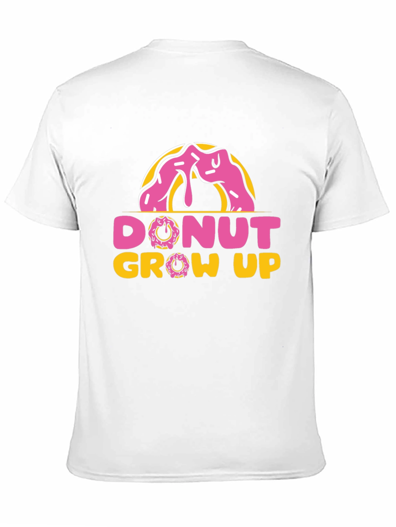 Black Donut Grow Up Black T-Shirt view 11