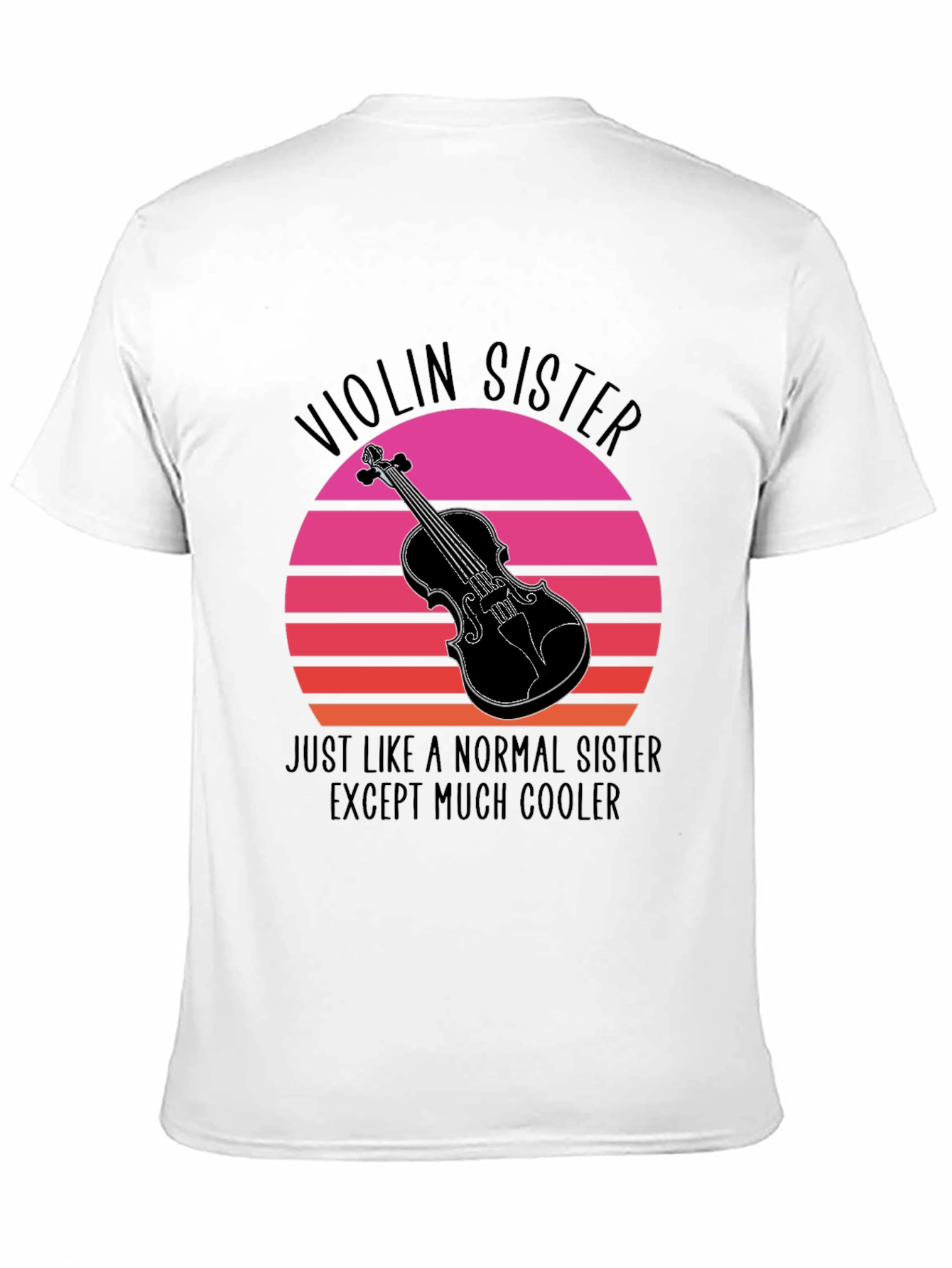 Black Violin Sister T-Shirt: Cool Music Lover Tee view 11