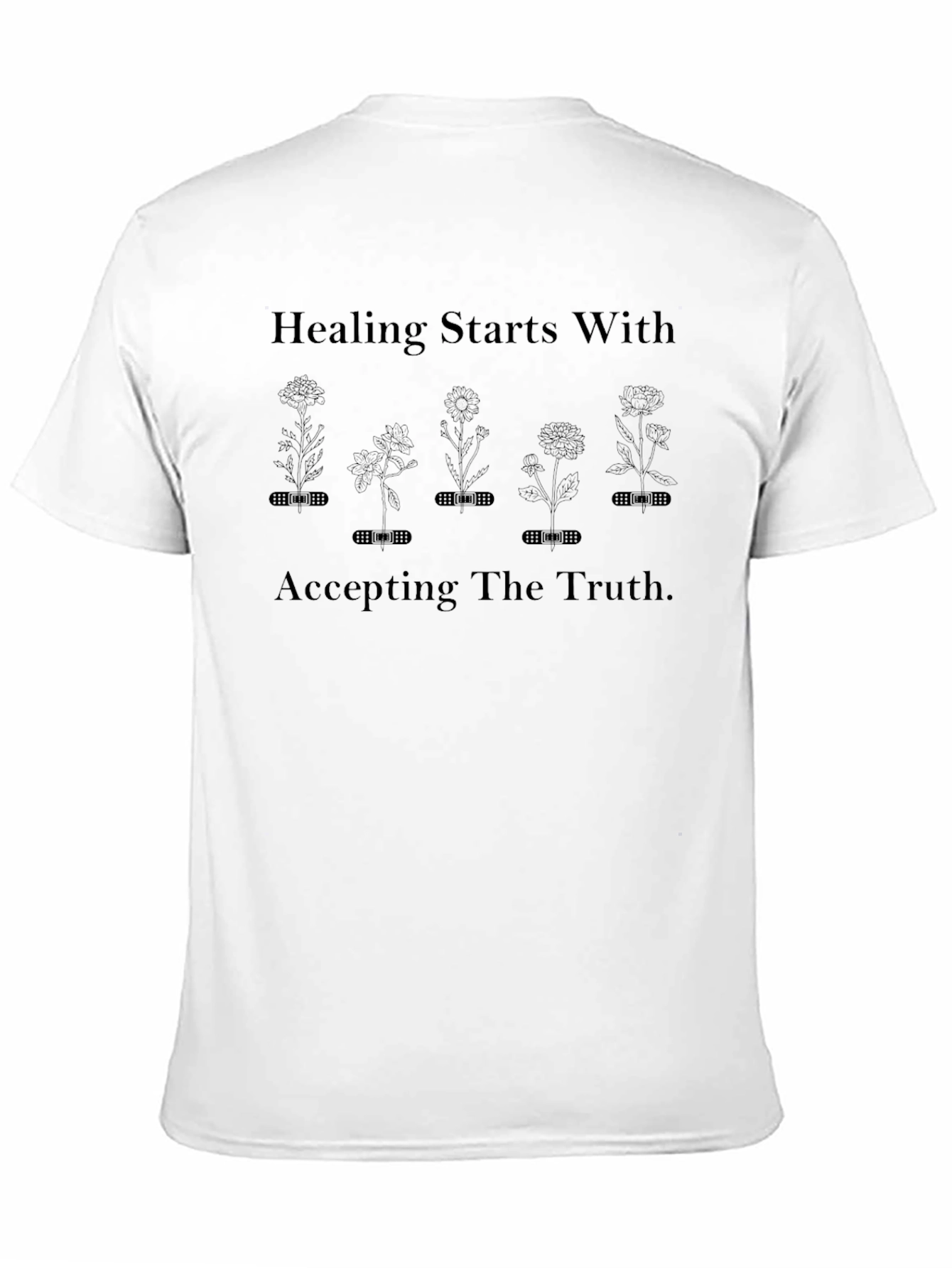 Black Healing Truth T-Shirt - Unisex Graphic Tee view 11