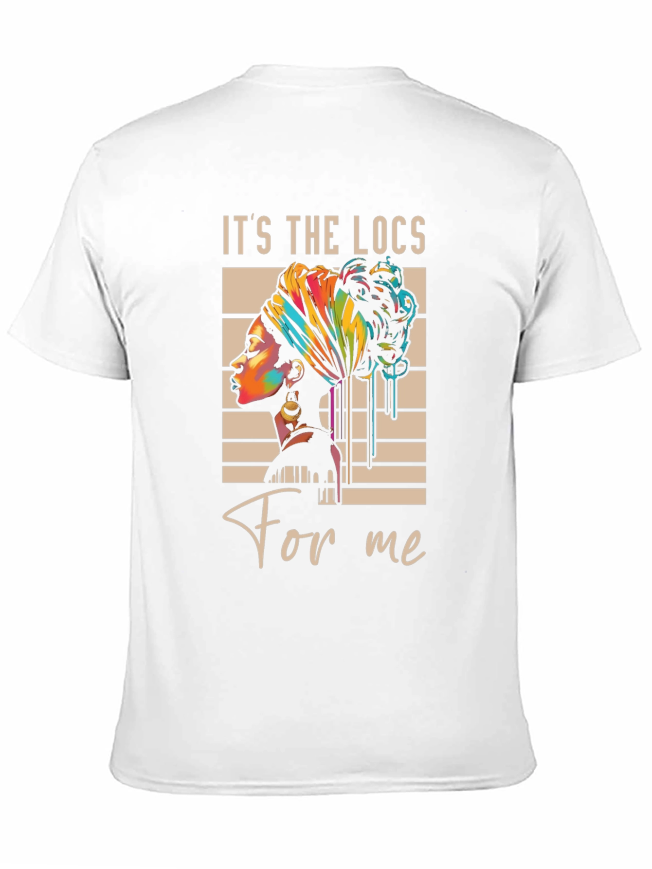 Black It's The Locs For Me Graphic Tee view 11