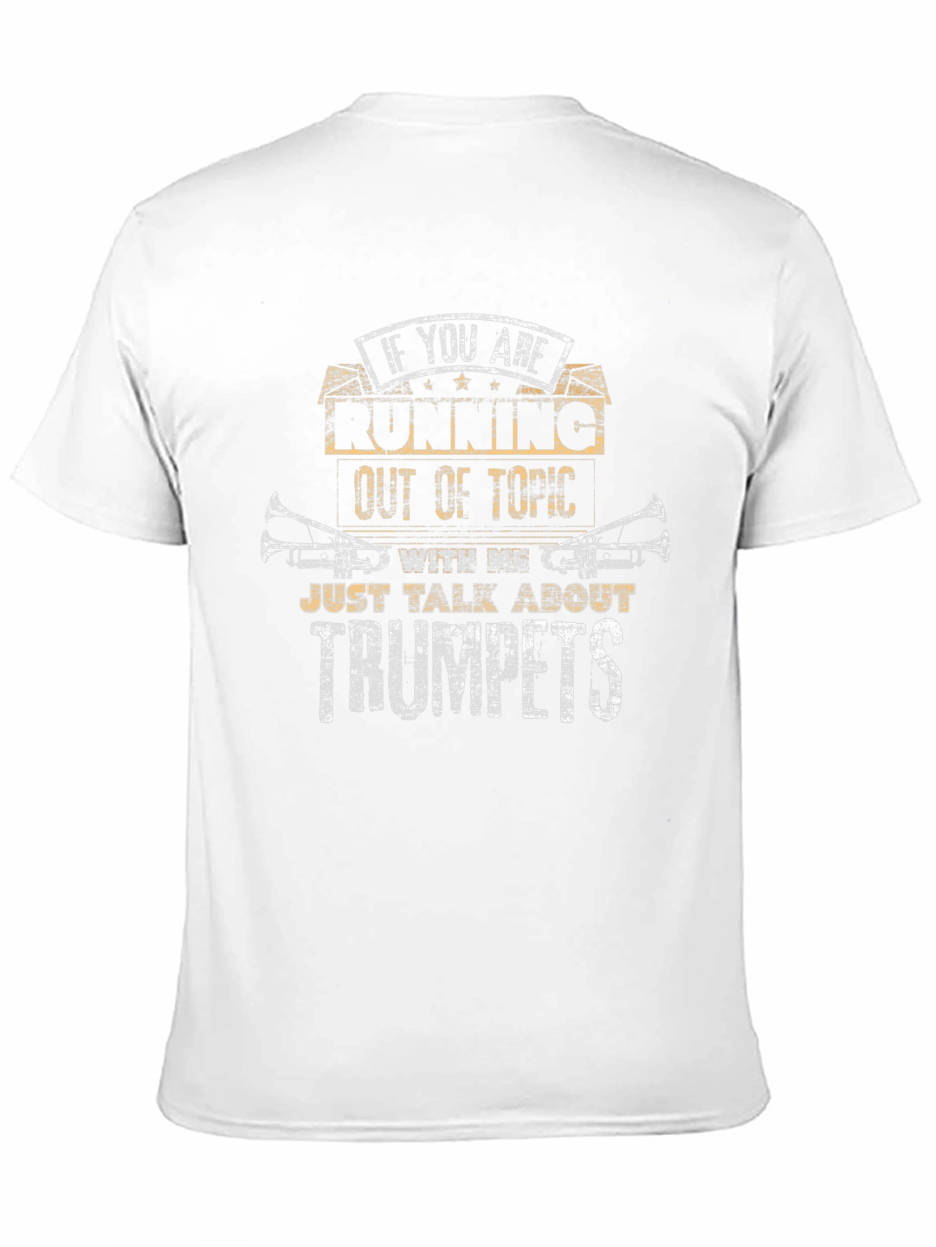 Black Talk About Trumpets T-Shirt view 11