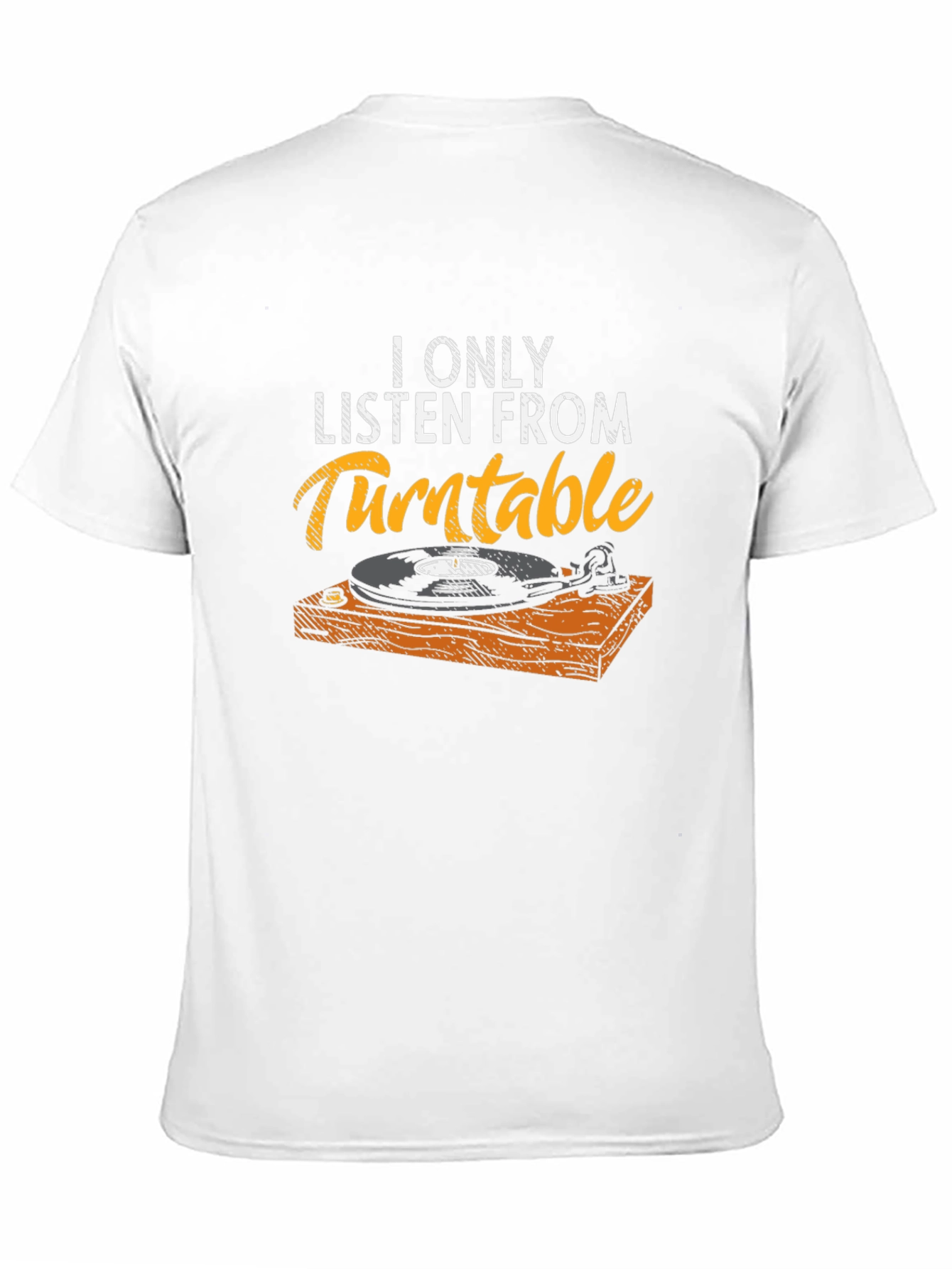 Black Turntable Music Lover Graphic Tee - Retro Style view 11