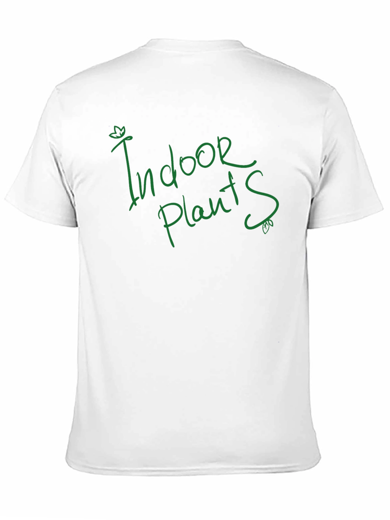 Black Indoor Plant Lover T-Shirt - Green Graphic view 11