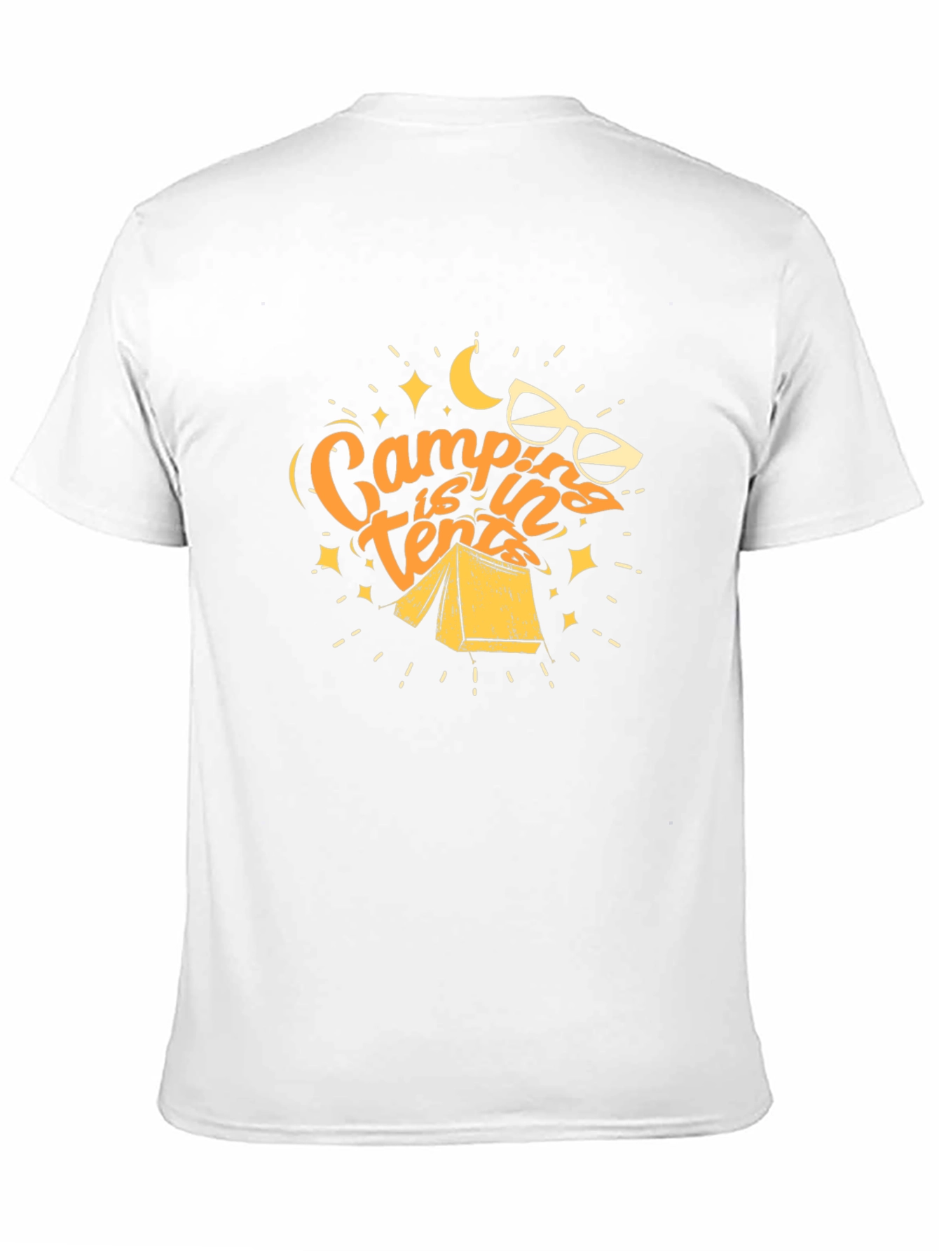 Black Camping is in Tents Graphic Tee view 11
