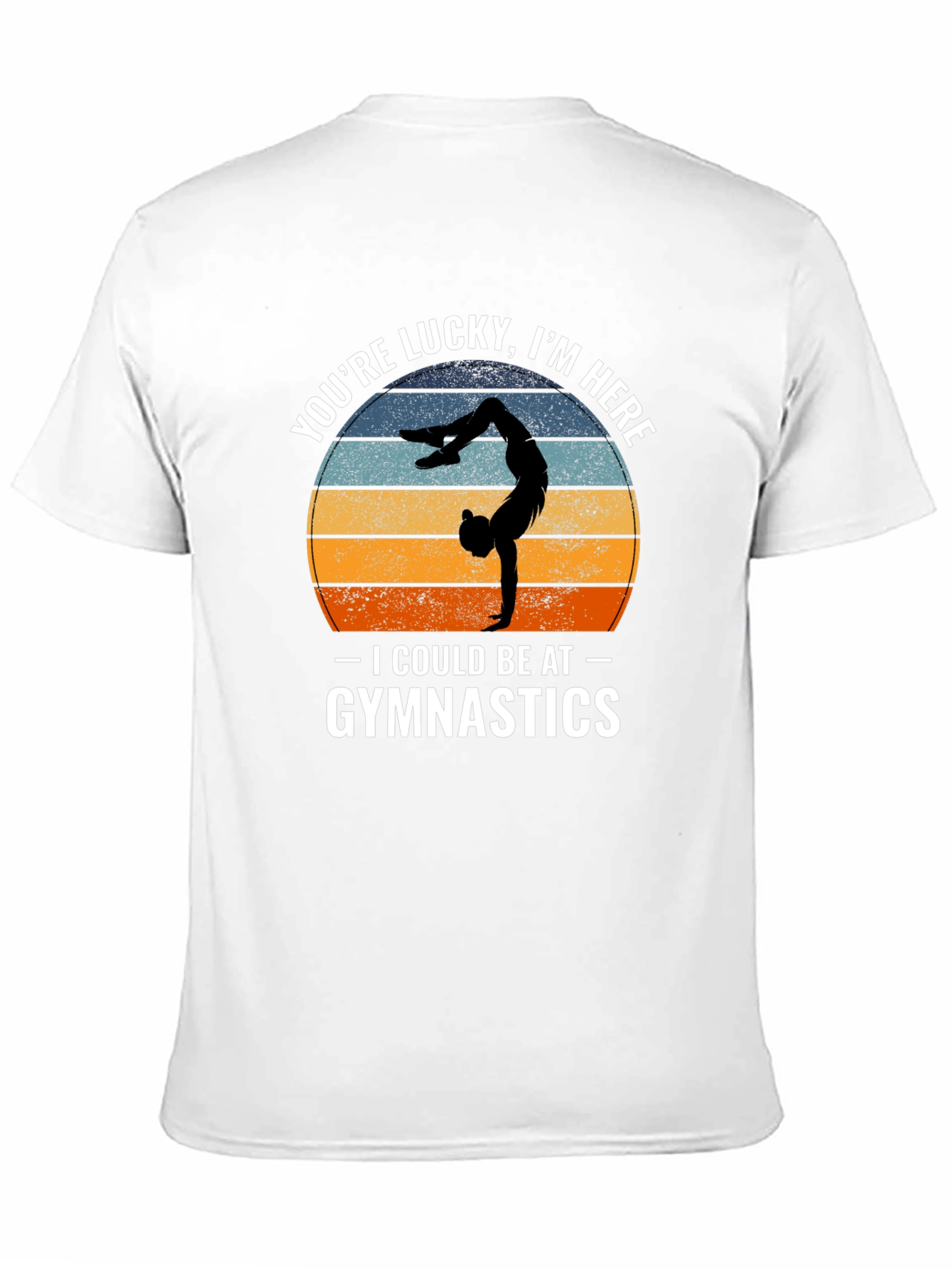 Black Lucky I'm Here Gymnastics Tee view 11