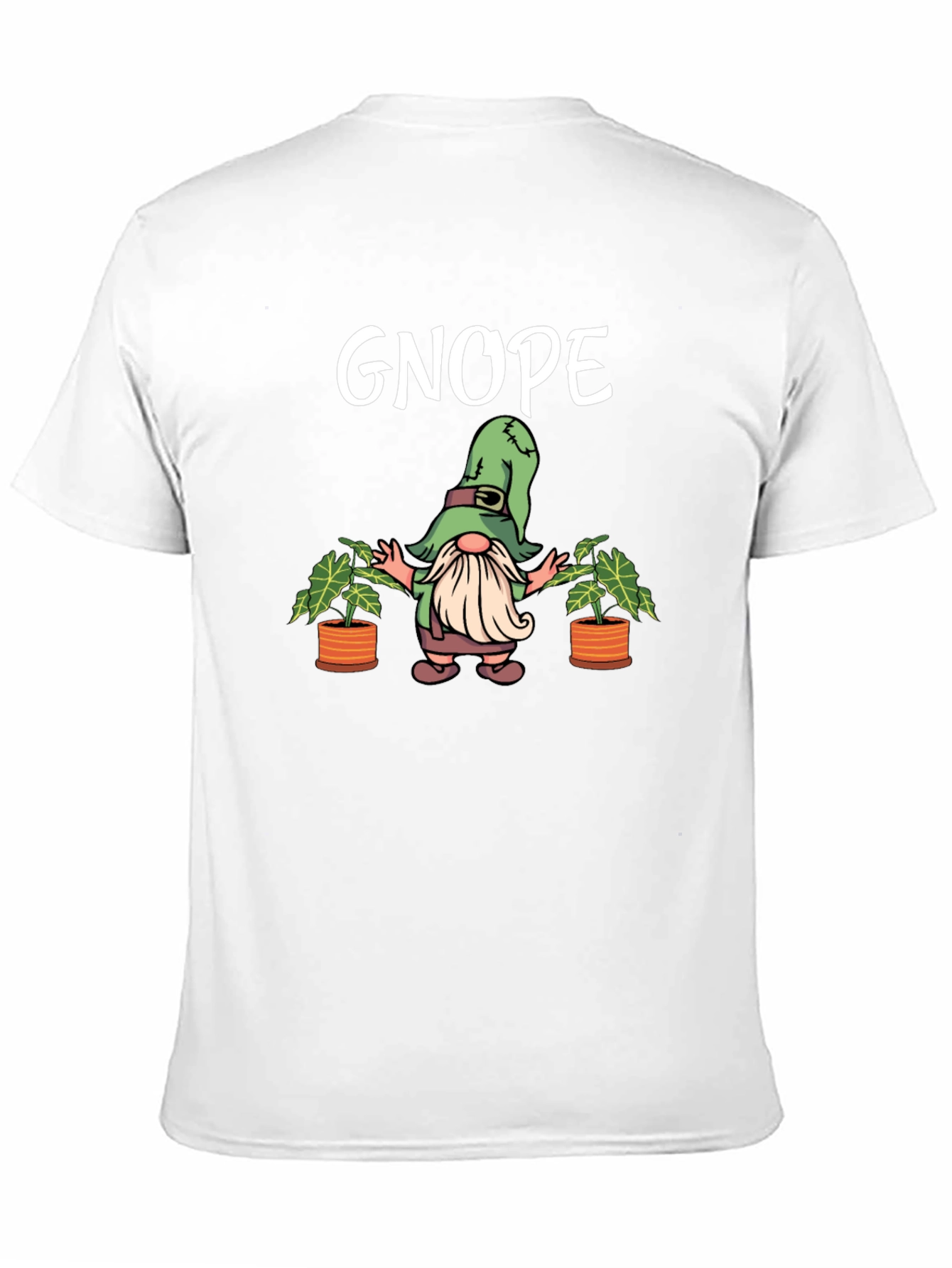 Black Gnope Black T-Shirt - Funny Garden Gnome Graphic Tee view 11