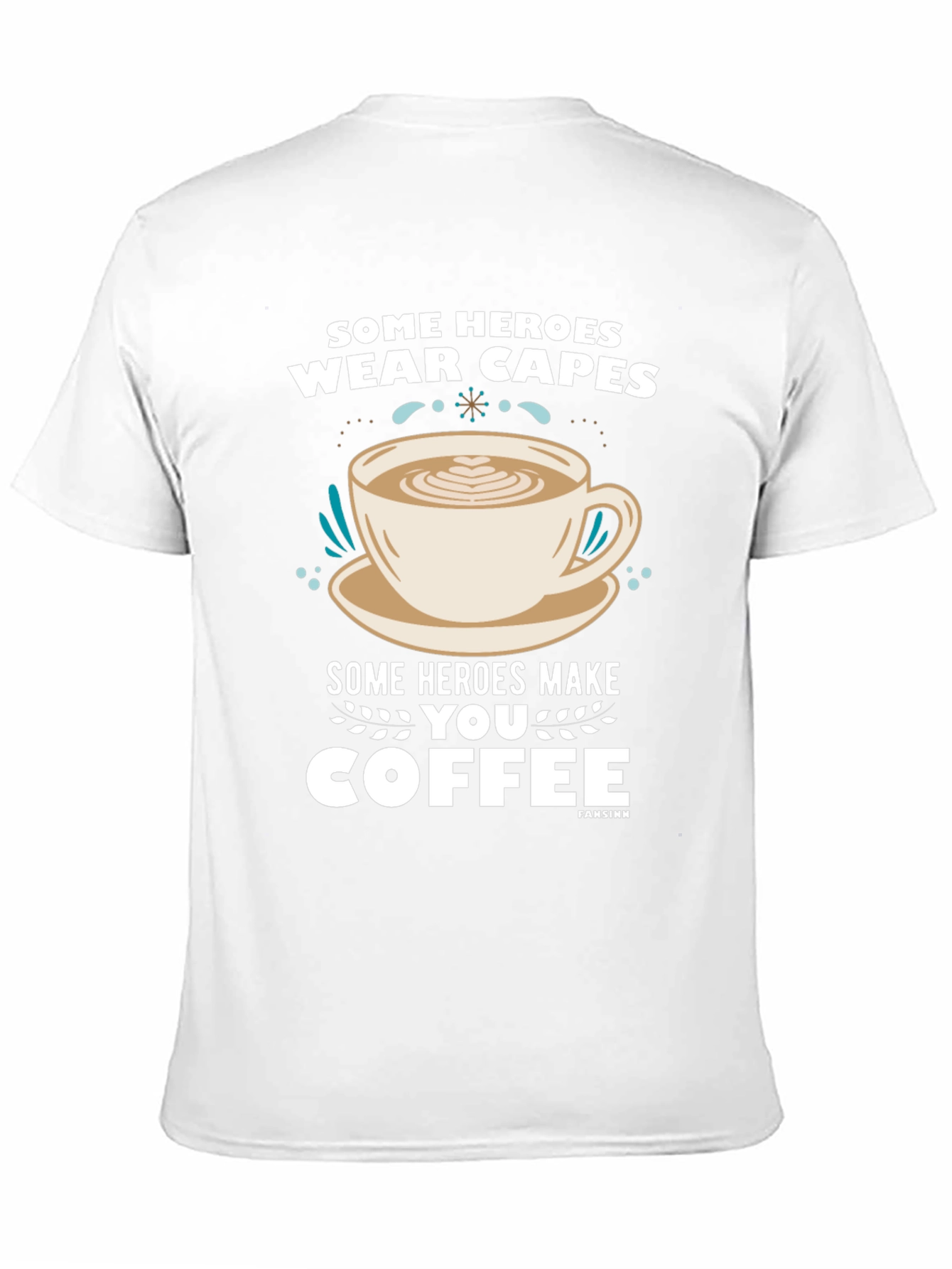 Black Some Heroes Coffee T-Shirt - Caffeine Hero Tee view 11