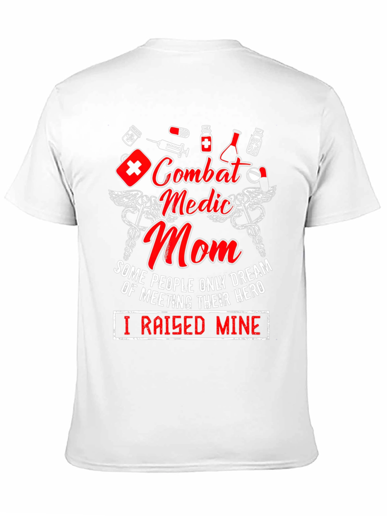 Combat Medic Mom Graphic Tee - 11