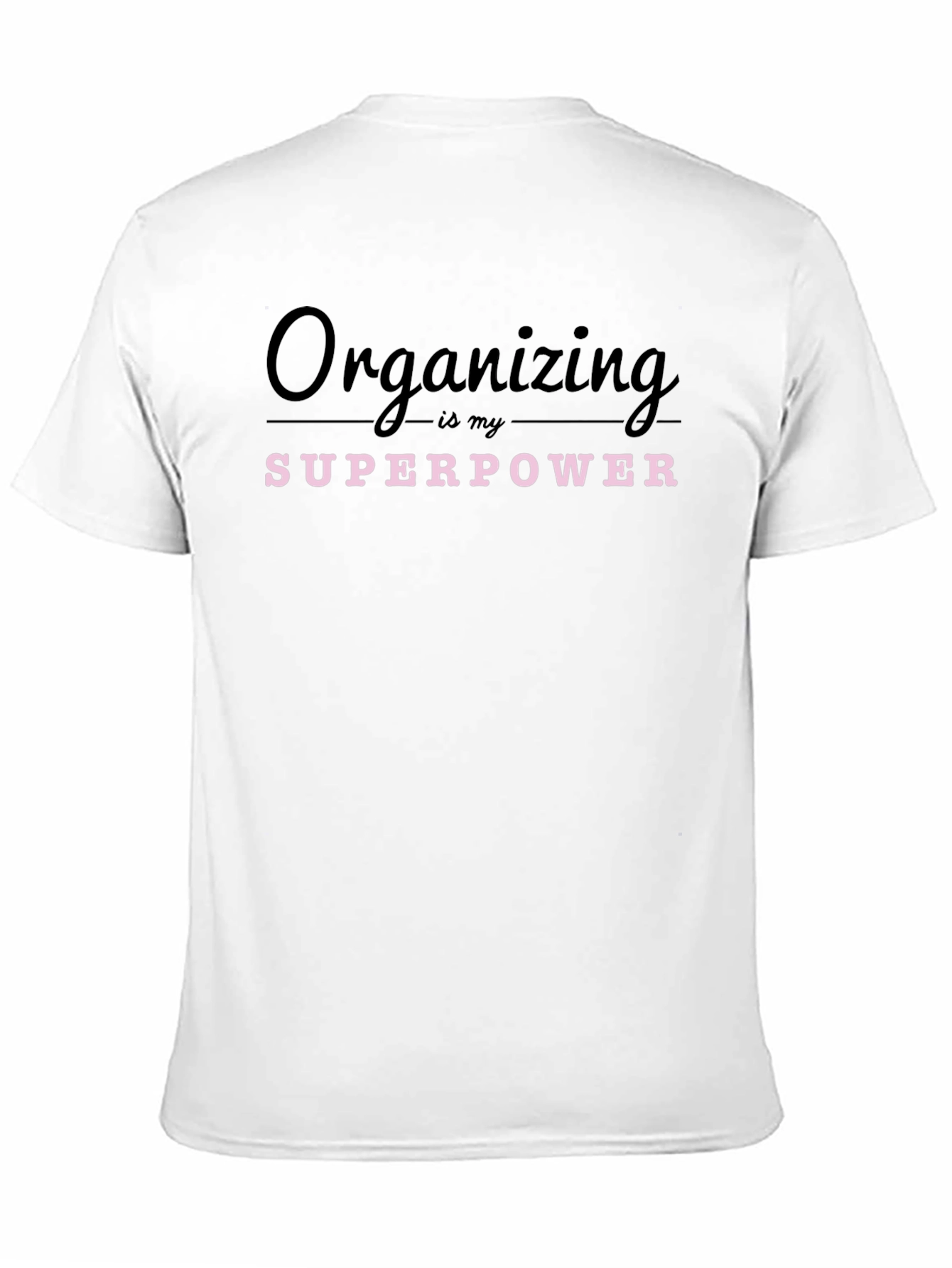 Black Organizing is My Superpower - Black T-Shirt view 11