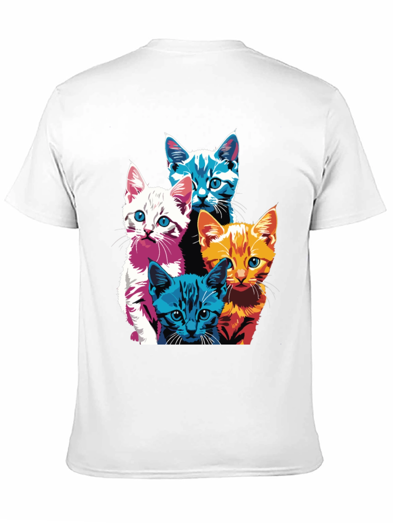 Black Cool Cats Graphic Tee - Black view 11