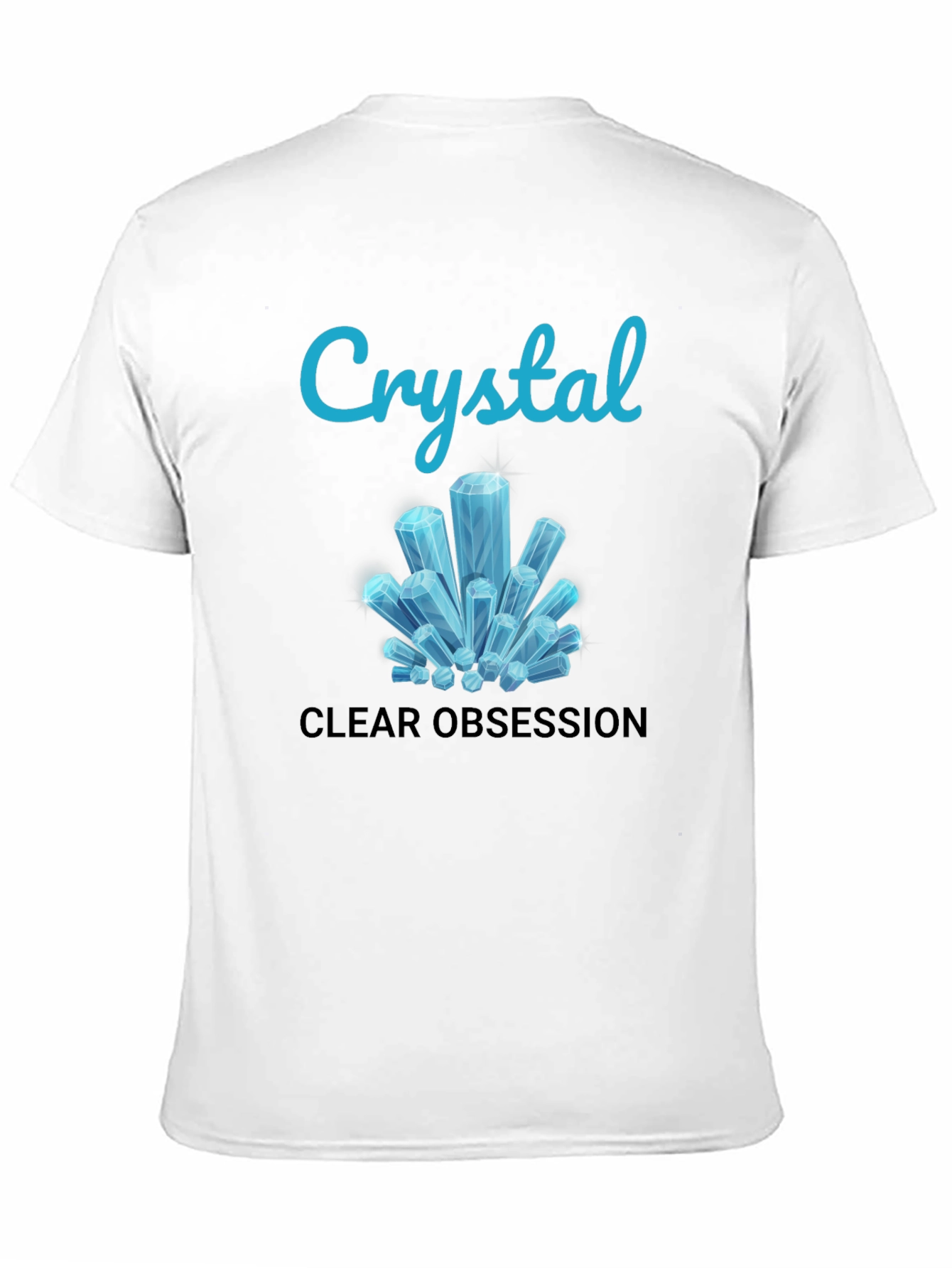 Black Crystal Clear Obsession Tee - Trendy Graphic Design view 11