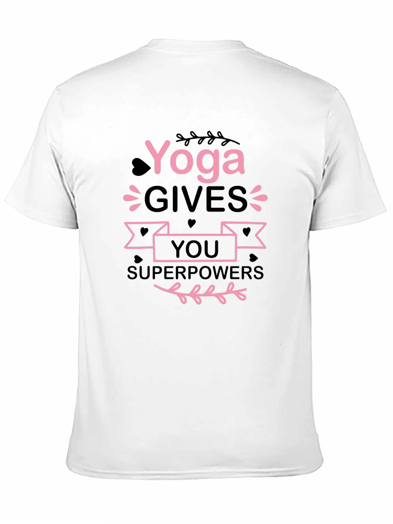 Black Yoga Gives You Superpowers Graphic Tee view 11