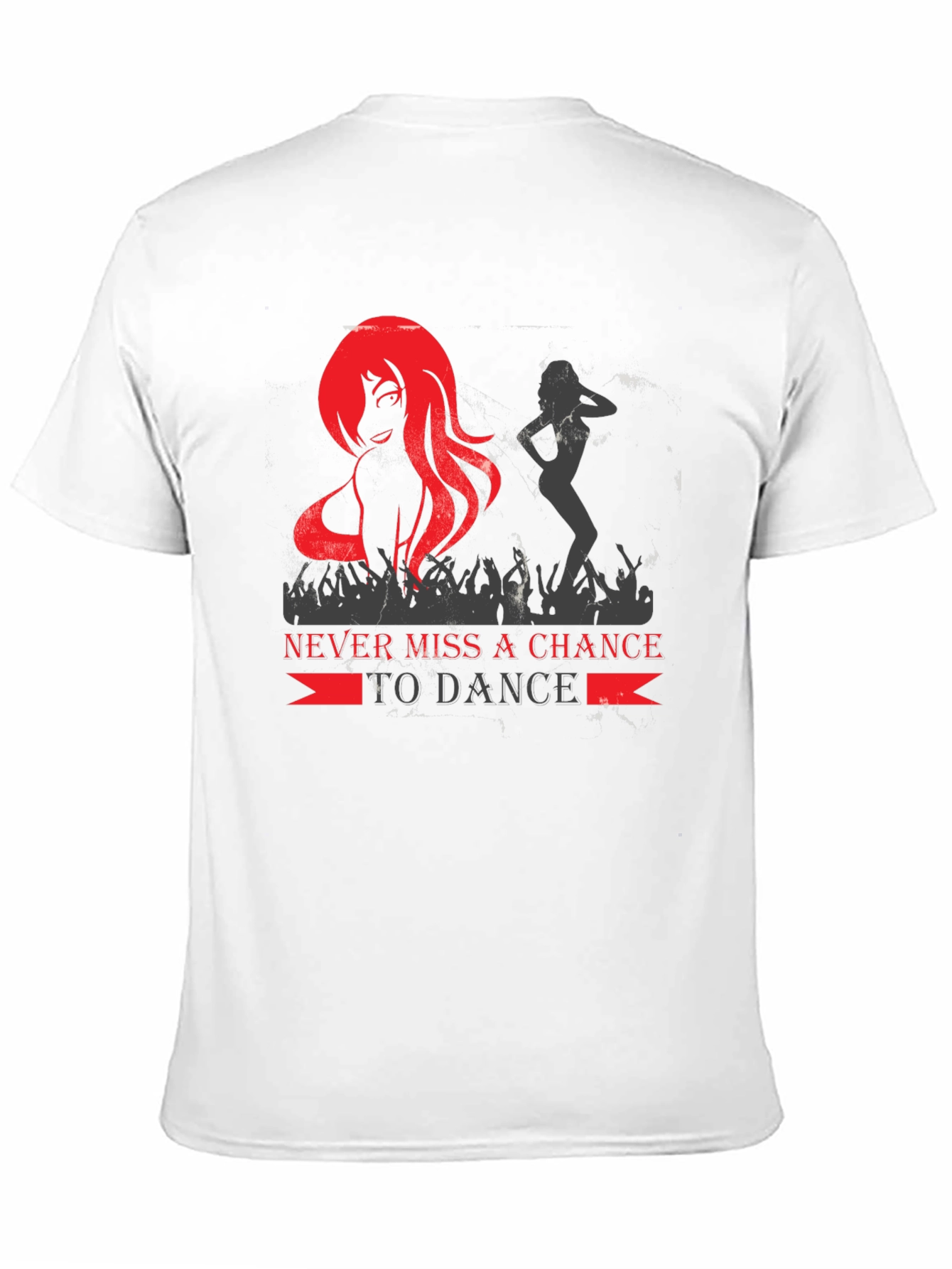 Black Never Miss a Chance to Dance Graphic Tee view 11