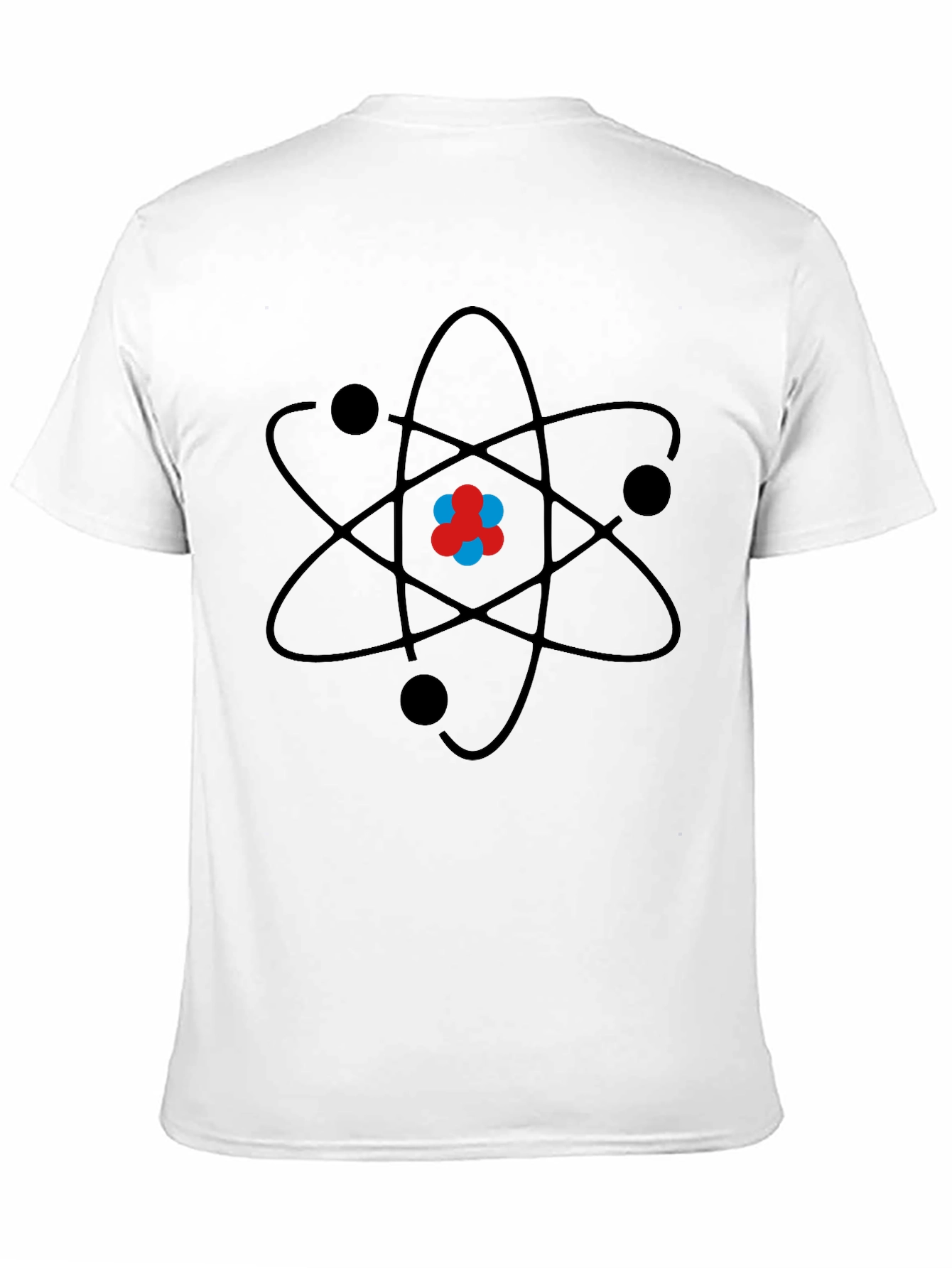 Black Atom Graphic Print Black T-Shirt view 11