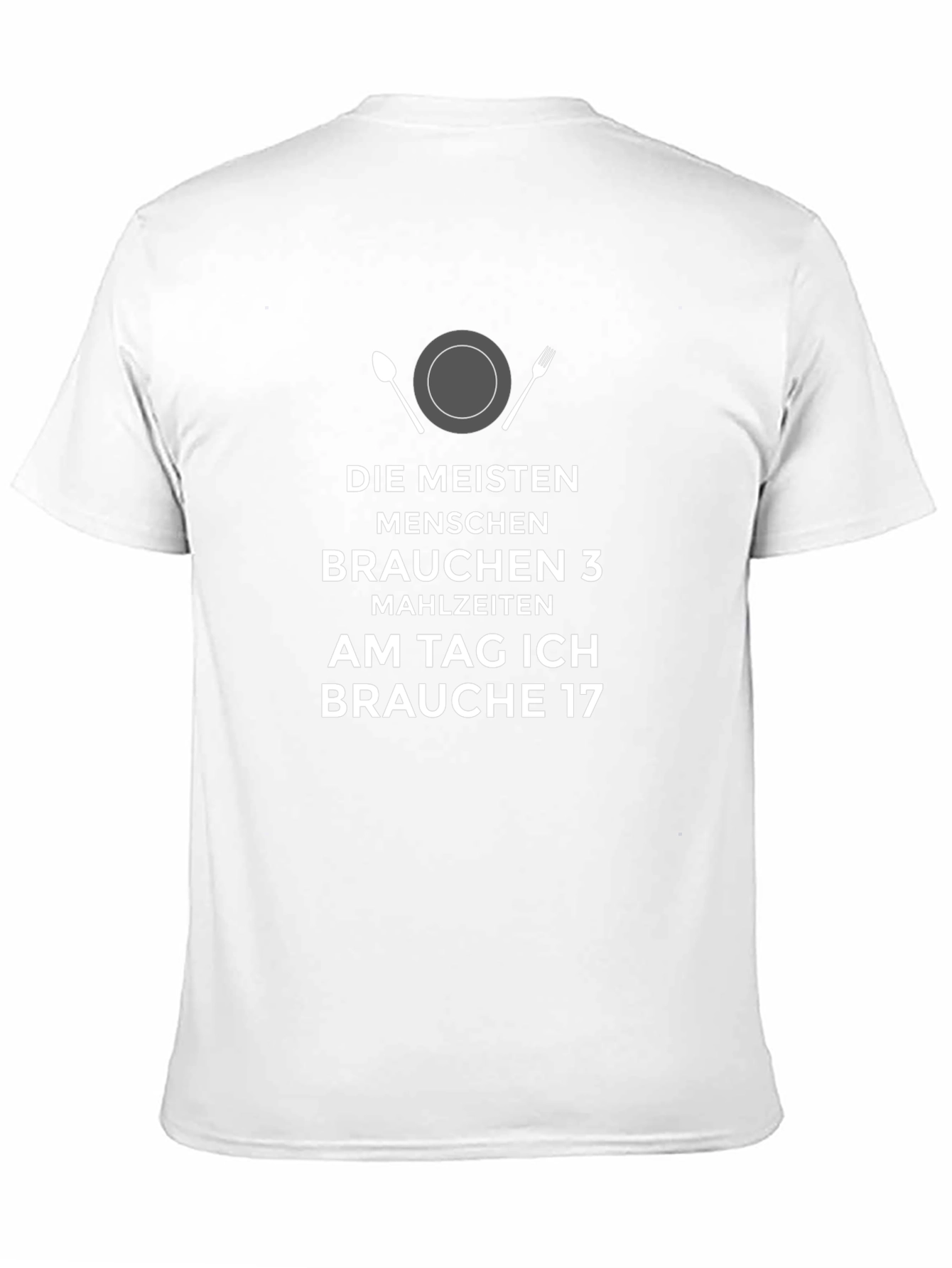 Black Funny German Foodie T-Shirt - 17 Meals view 11