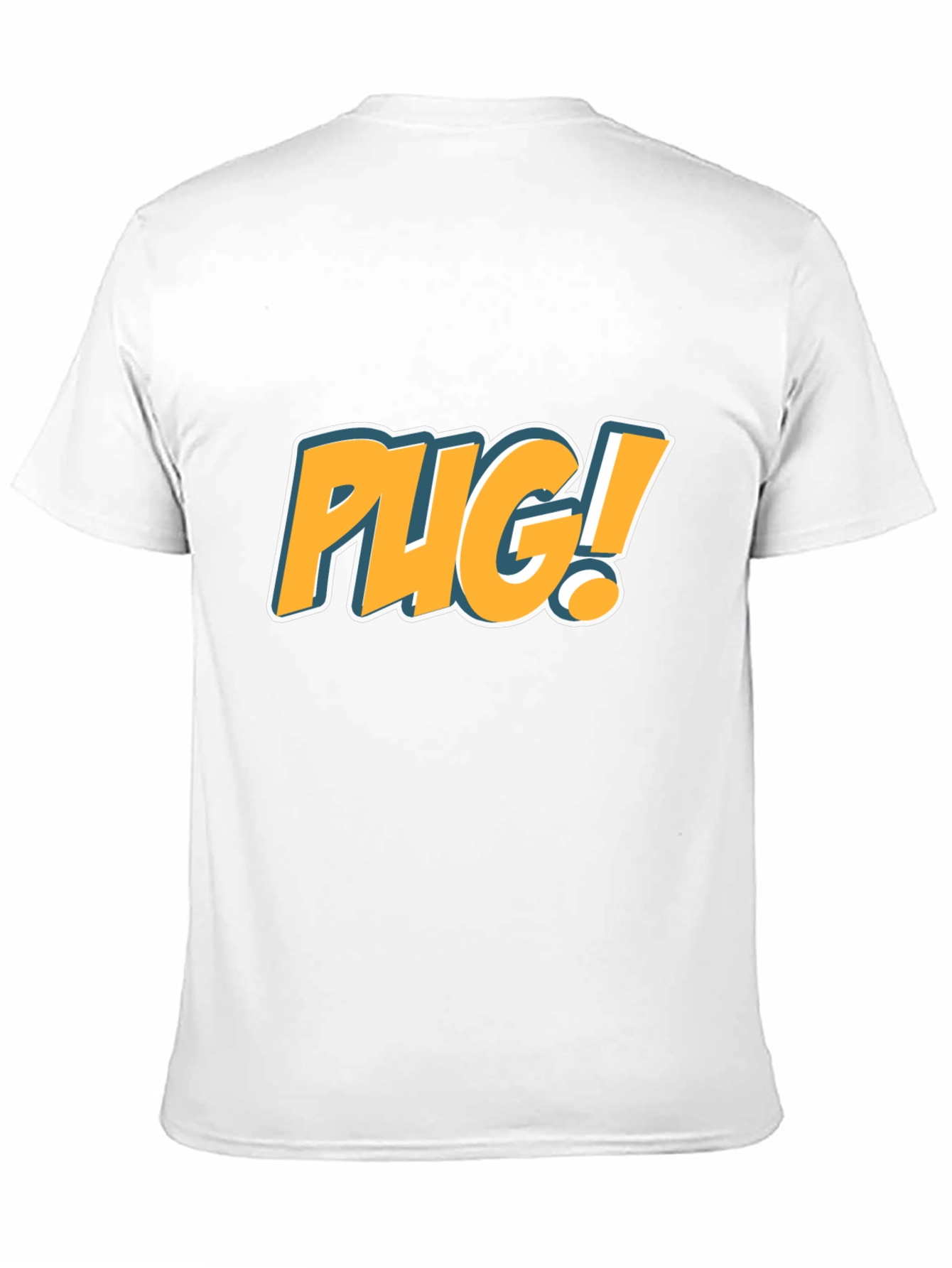 Black Fun Pug! T-Shirt - Stylish and Comfortable view 11