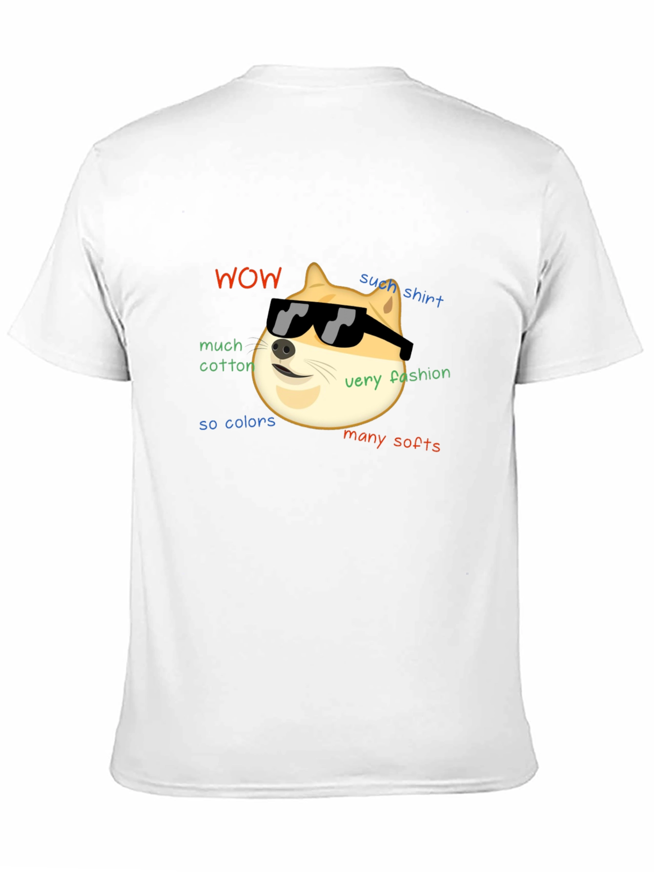Black Doge Meme T-Shirt - Much Fashion, Very Soft view 11