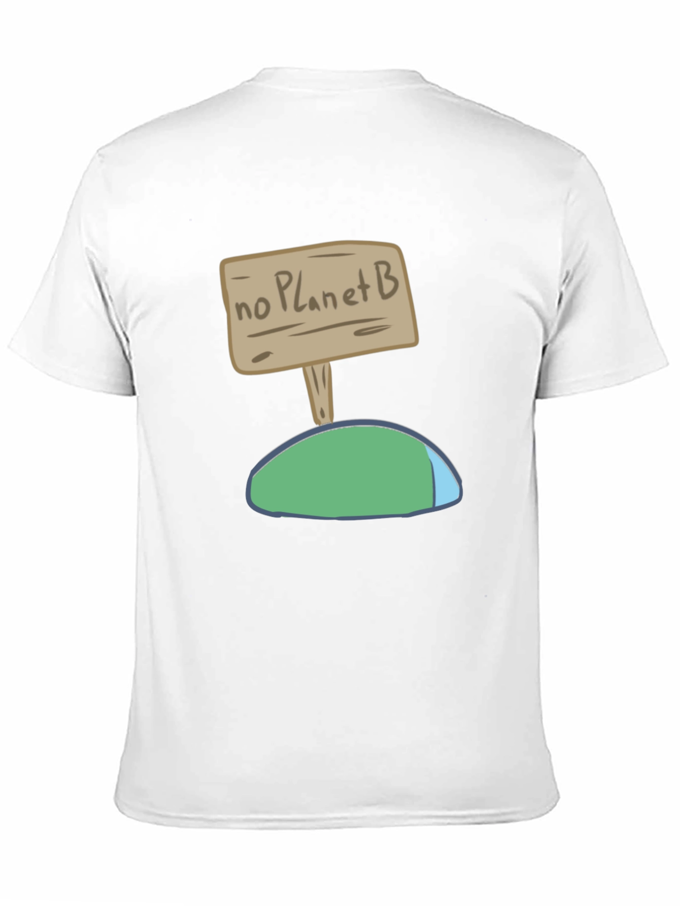 Black No Planet B Graphic Tee - Eco-Friendly Fashion view 11