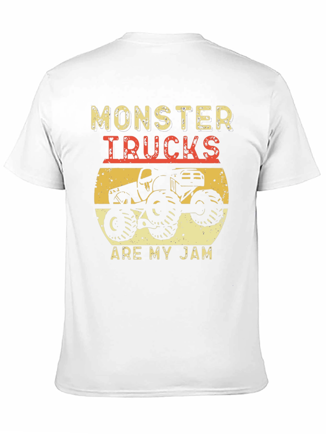 Black Monster Trucks Are My Jam T-Shirt view 11