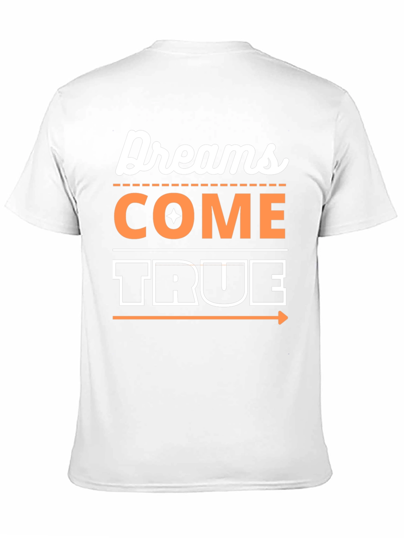 Black Dreams Come True Graphic Tee - Black Cotton Blend T-Shirt view 11